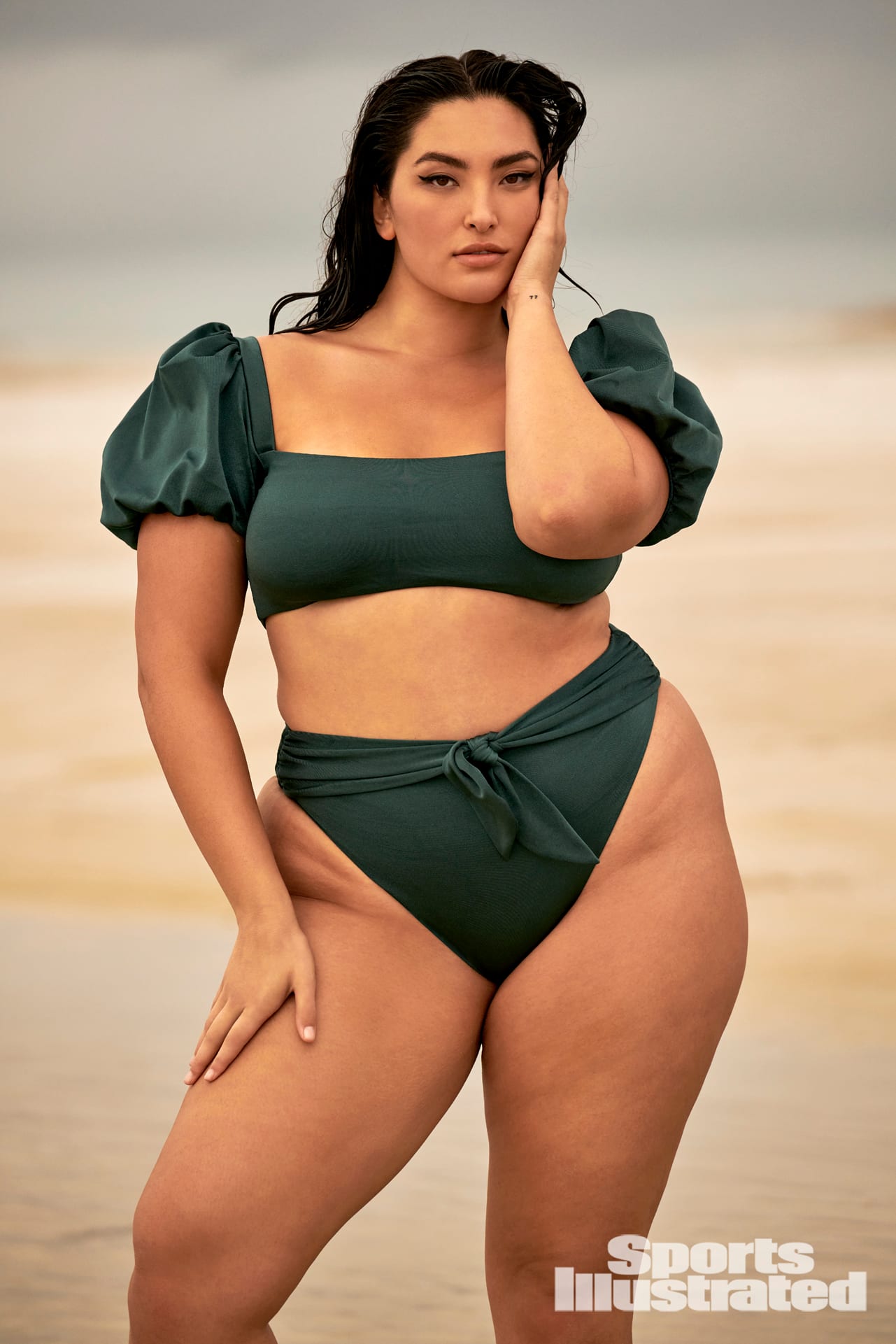 Yumi Nu was photographed by Yu Tsai in Tampa, Fla. Swimsuit by Agua Bendita.