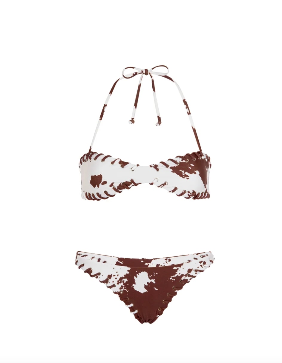 Cow print bikini