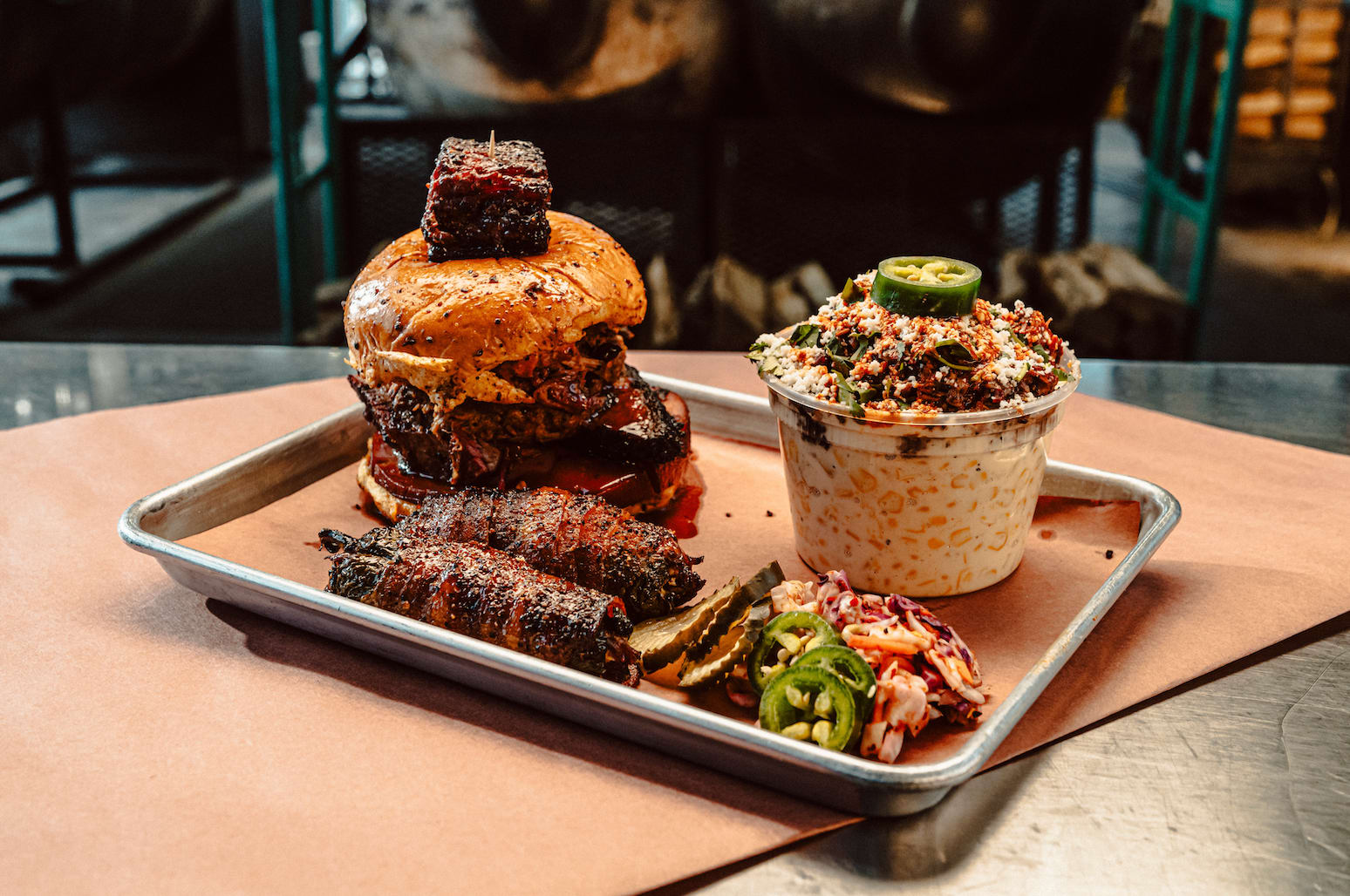 Offerings at Panther City BBQ