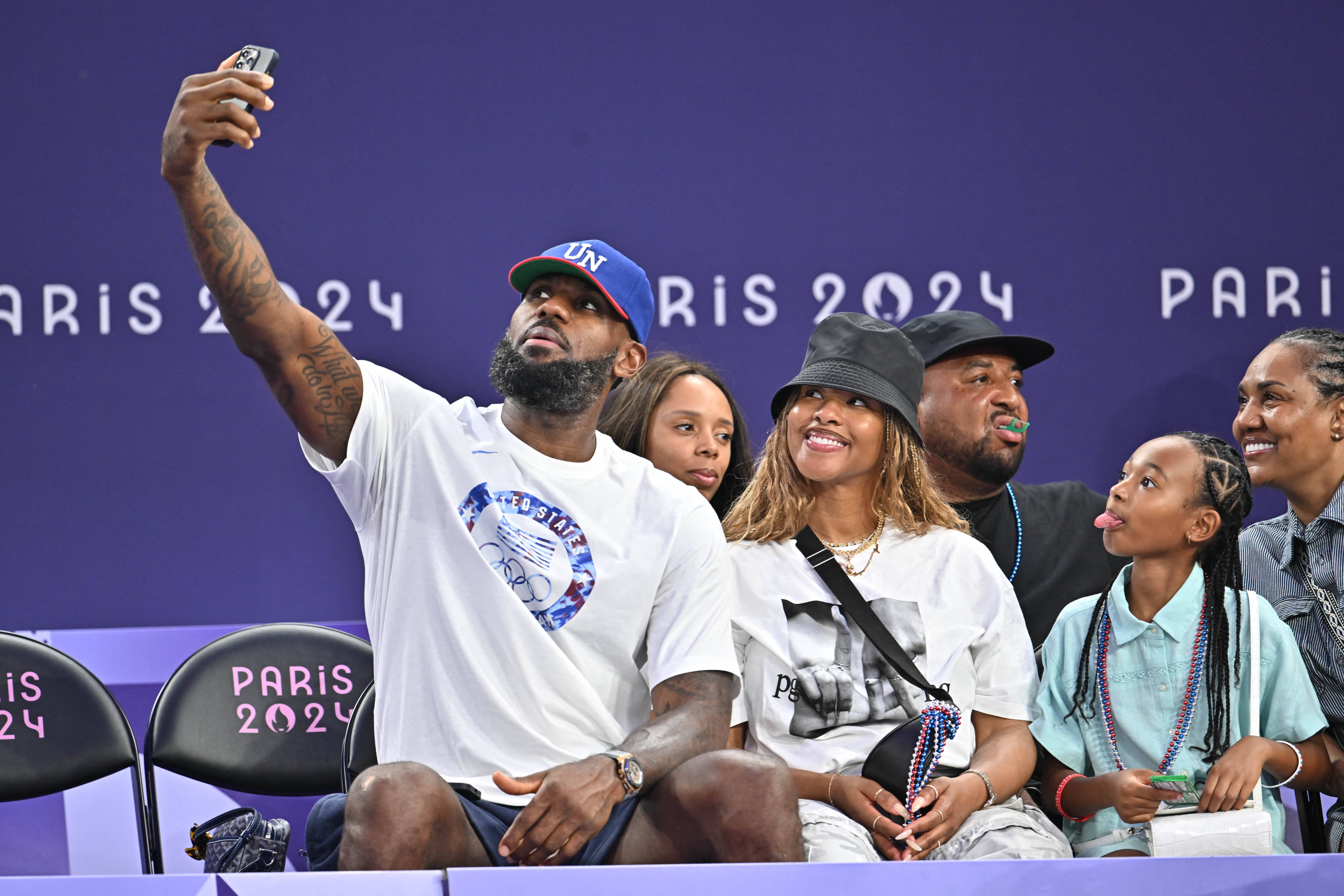 Savannah James' black-lace dress on LeBron date night in France raises eyebrows Savannah James' black-lace dress on LeBron date night in France raises eyebrows
