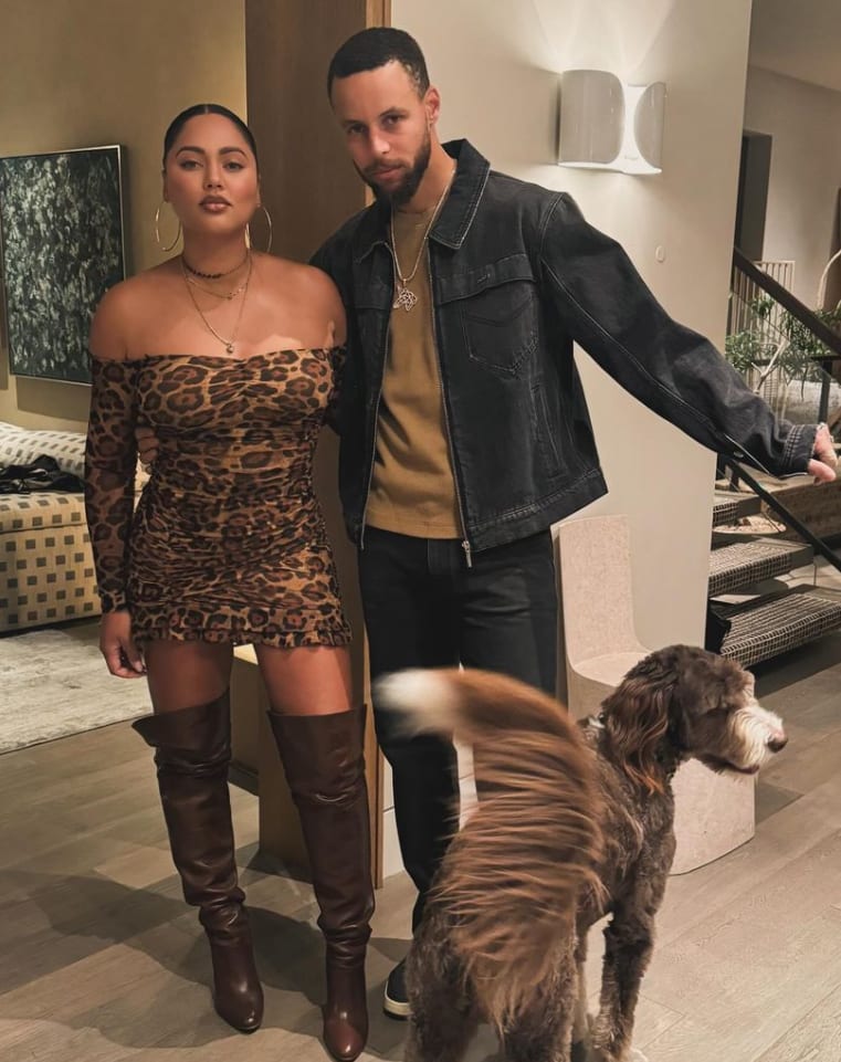 Ayesha and Steph Curry