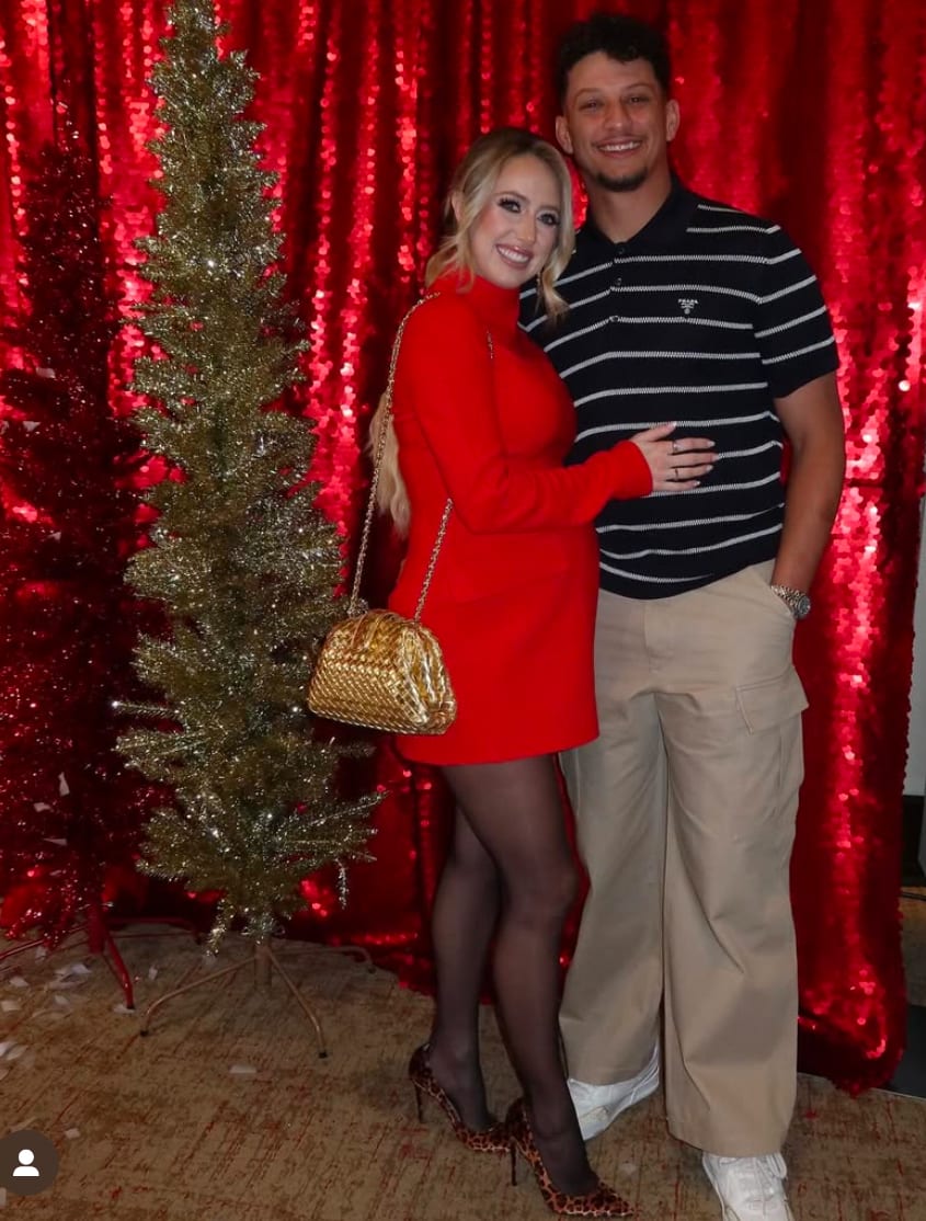 Brittany Mahomes and Patrick Mahomes
