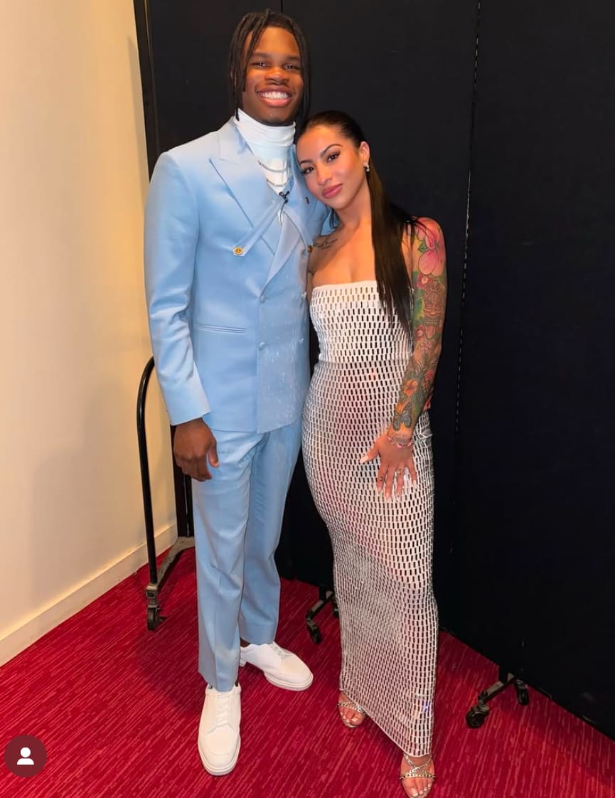 Travis Hunter and Leanna Lenee