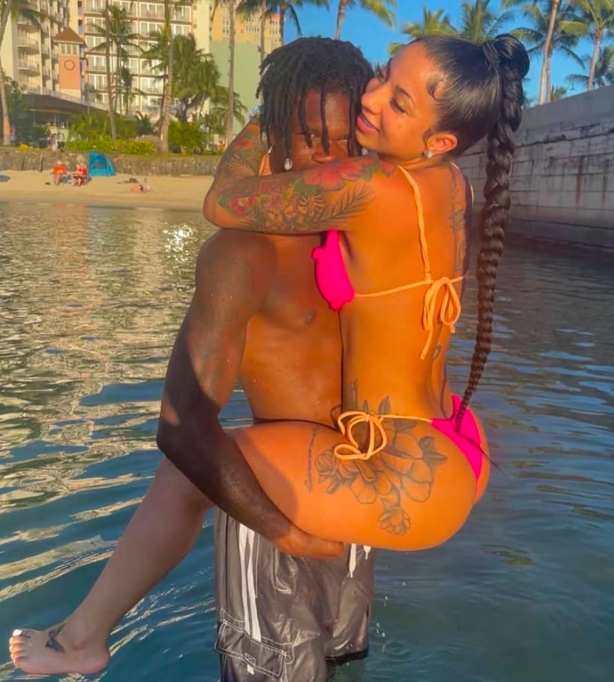 Travis Hunter and Leanna Lenee