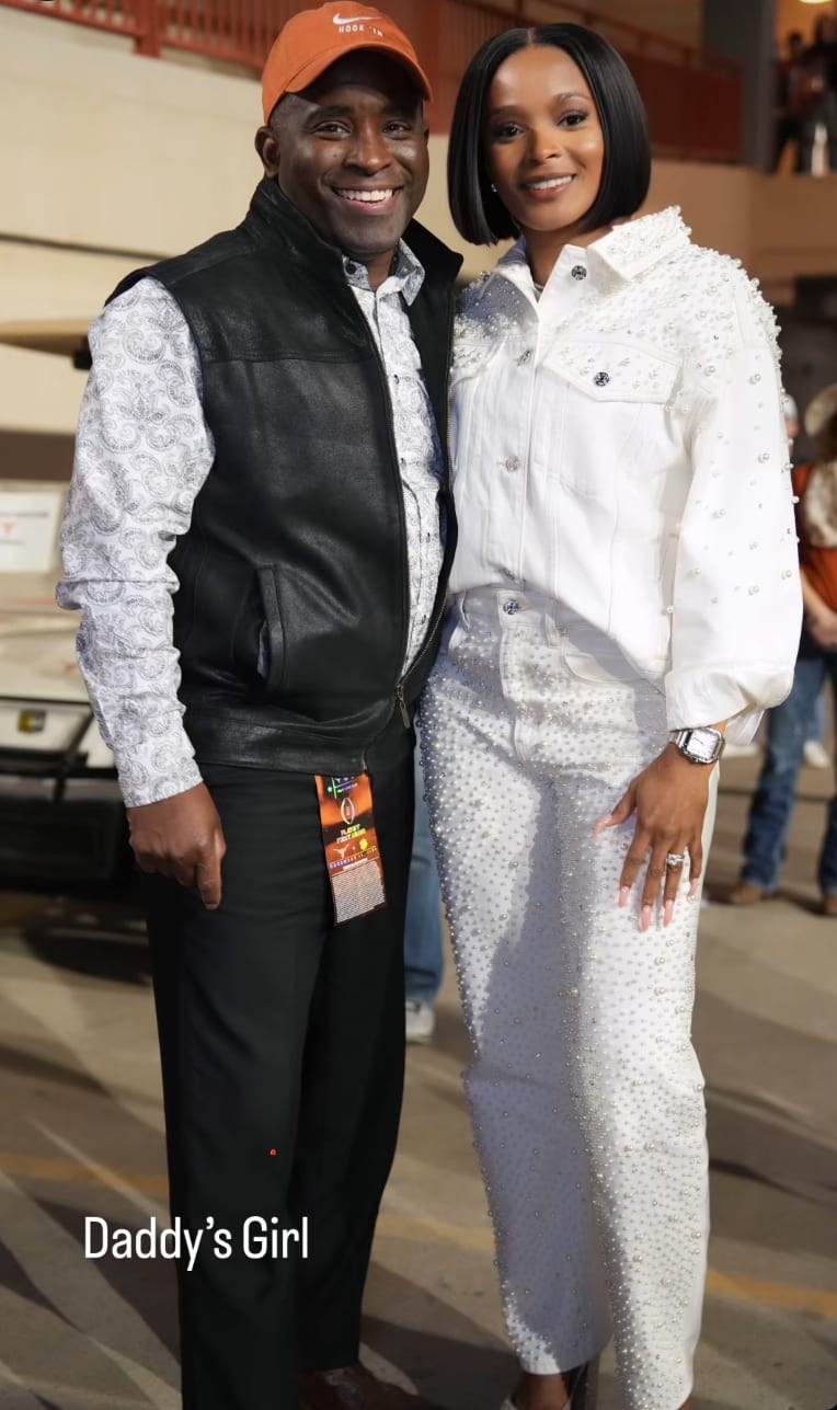 Loreal Sarkisian and dad