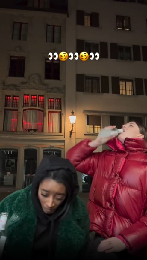 Simone Biles with Smirnoff