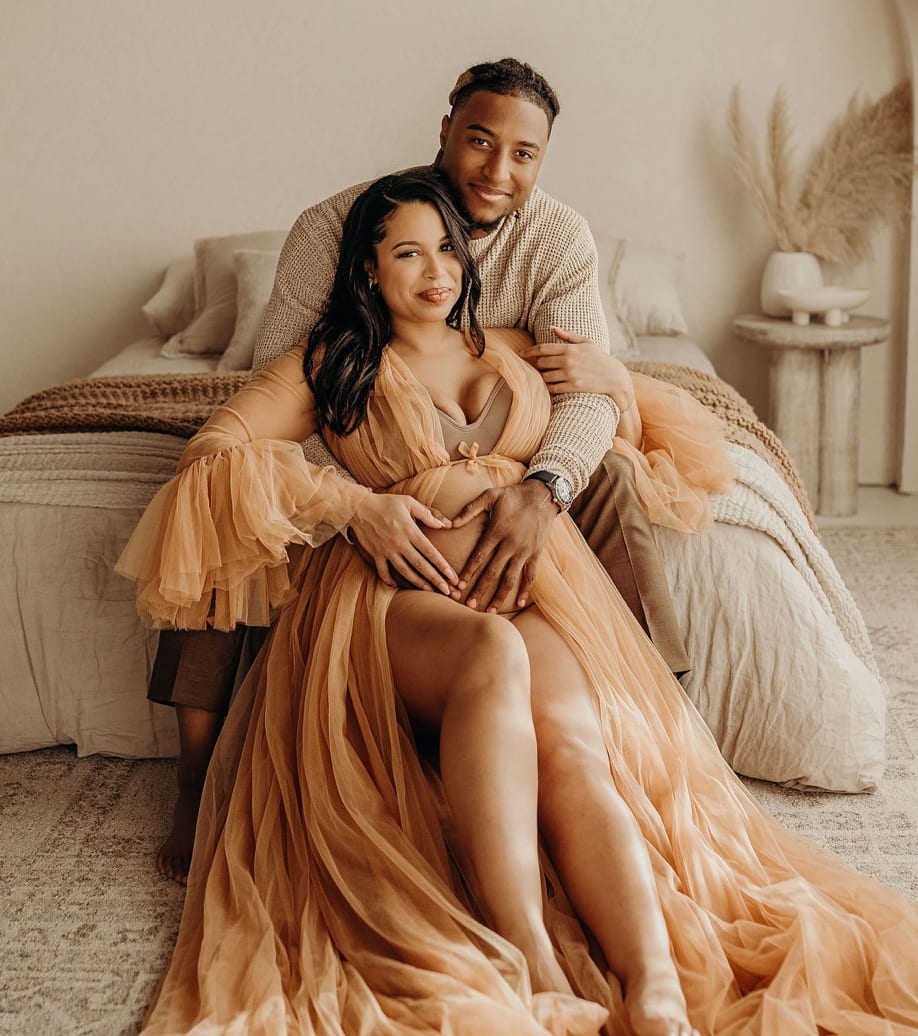 Image Justin Reid image beautiful - Chiefs star, girlfriend announce 'Super Bowl' baby girl's name
