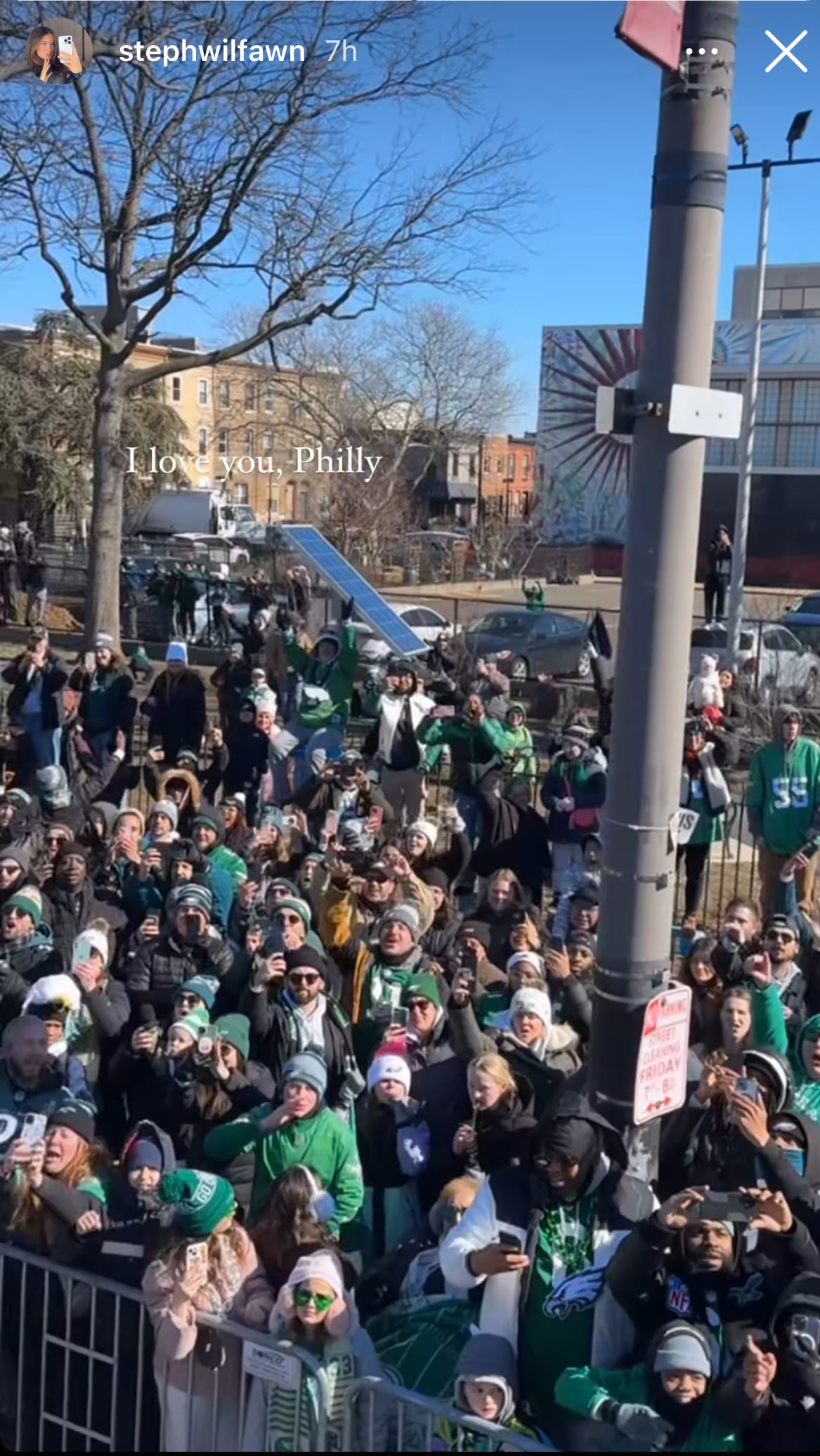 Cooper DeJean's girlfriend Steph Wilfawn posts epic photo at Eagles parade