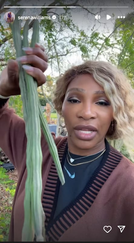 Serena Williams and Plant