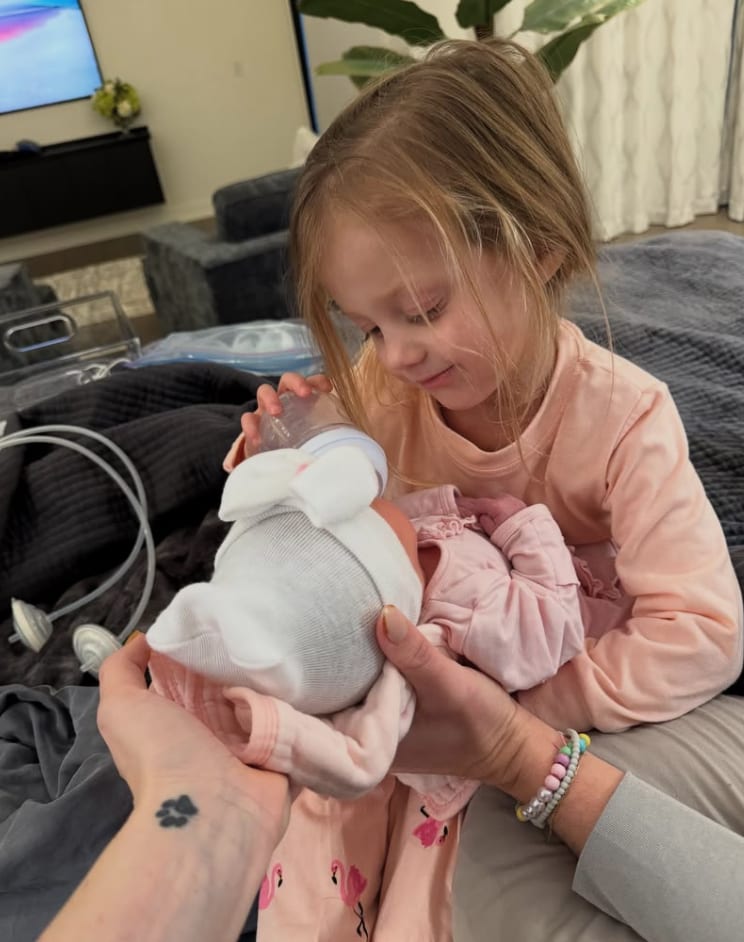 Brittany Mahomes shares rare glimpse of baby Golden for daughter's birthday  post