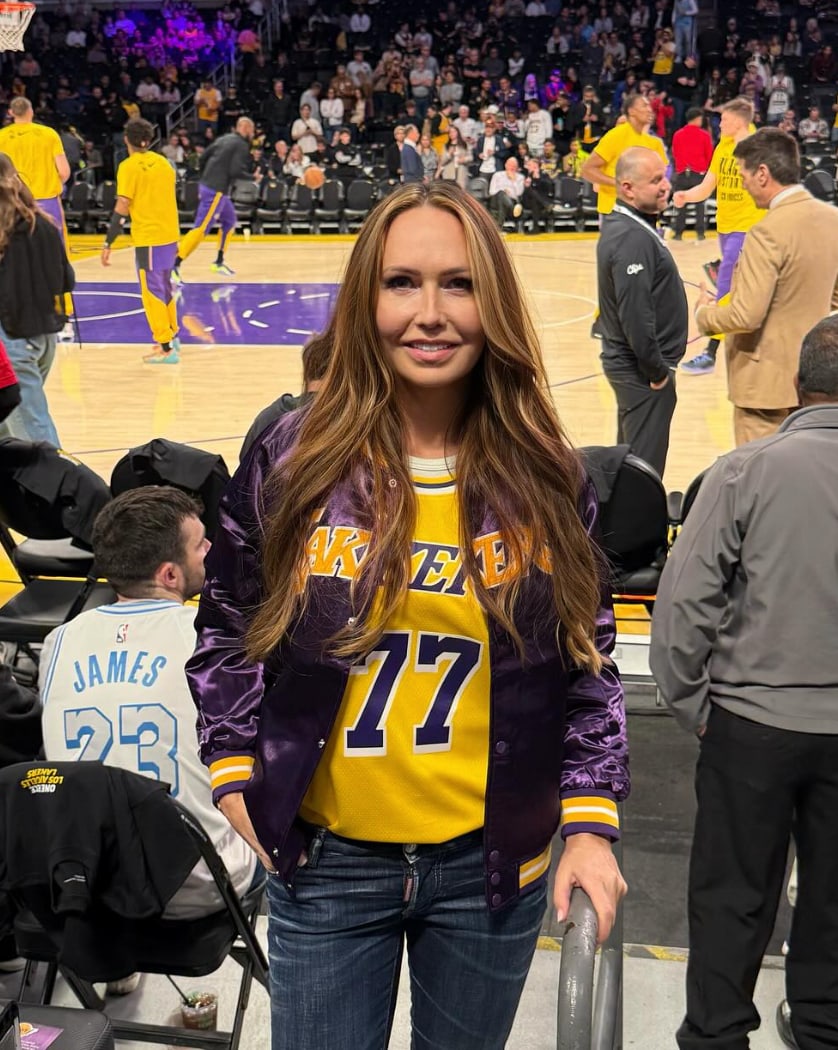 Luka Doncic’s mom steals son's spotlight slaying ‘77' Lakers fit twice