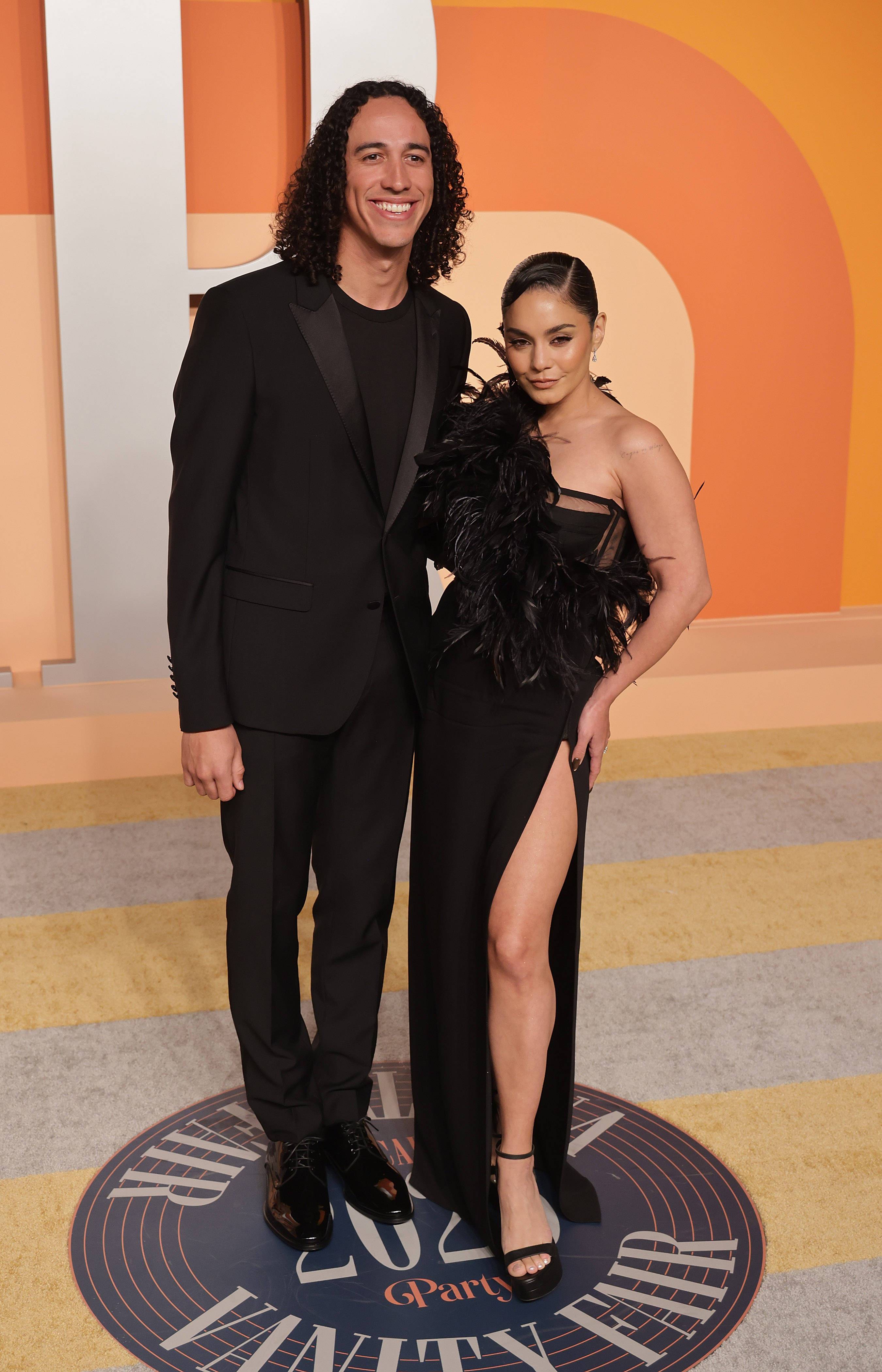 Vanessa Hudgens slays leggy Oscars look with MLB boyfriend