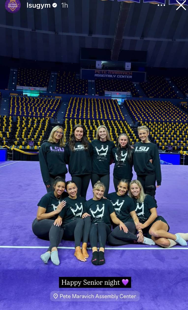 Livvy Dunne’s devastating injury is glaring in sweet LSU senior night photo