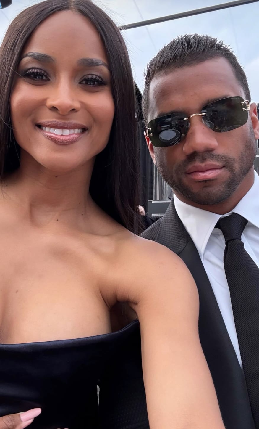 Ciara and Russell Wilson