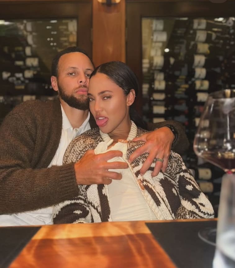 Stephen Curry and Ayesha