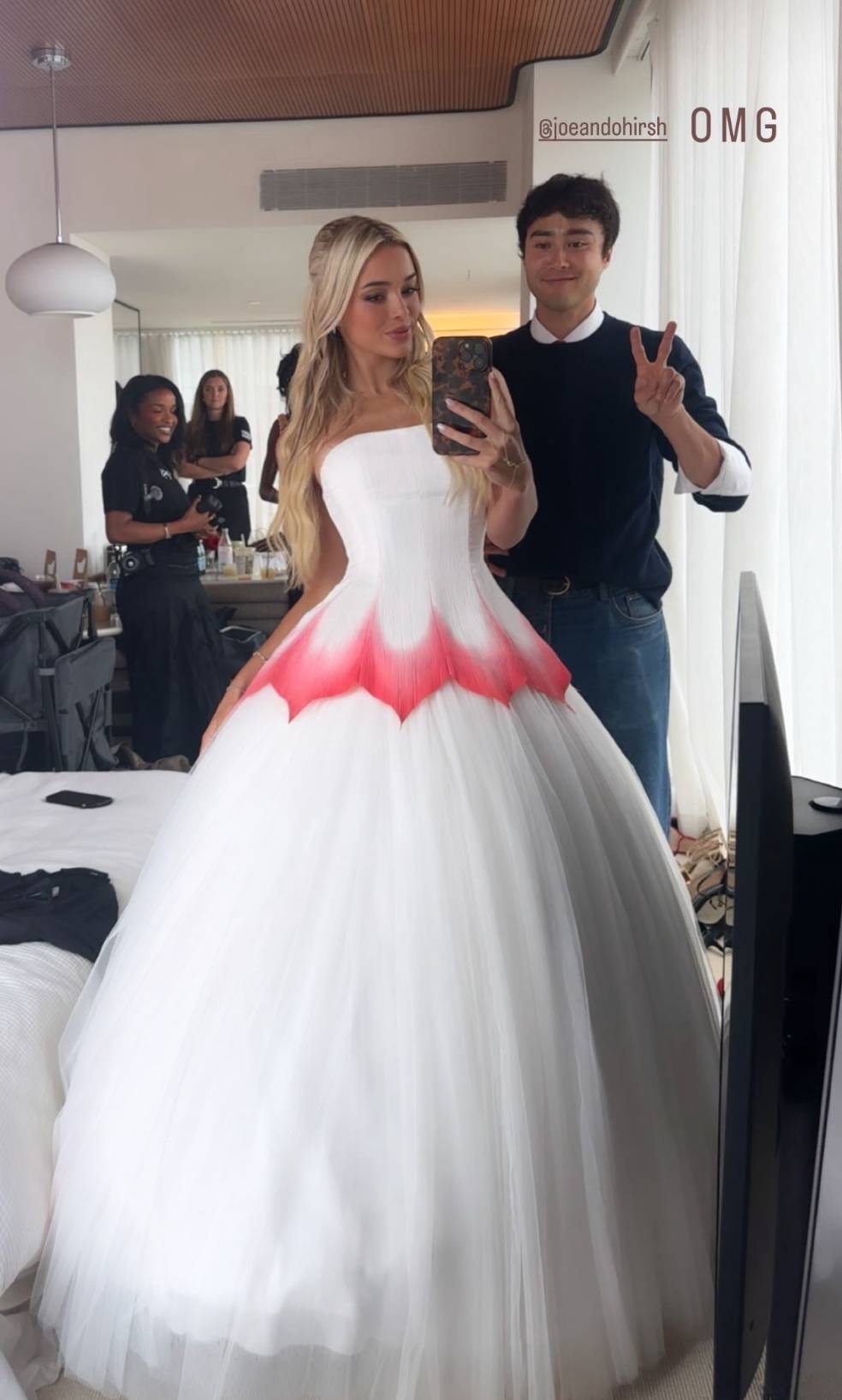 Livvy Dunne wows in princess gown at New York Fashion Week event