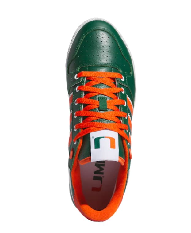 Miami Hurricanes adidas Unisex Centennial 85 Low Basketball Shoes
