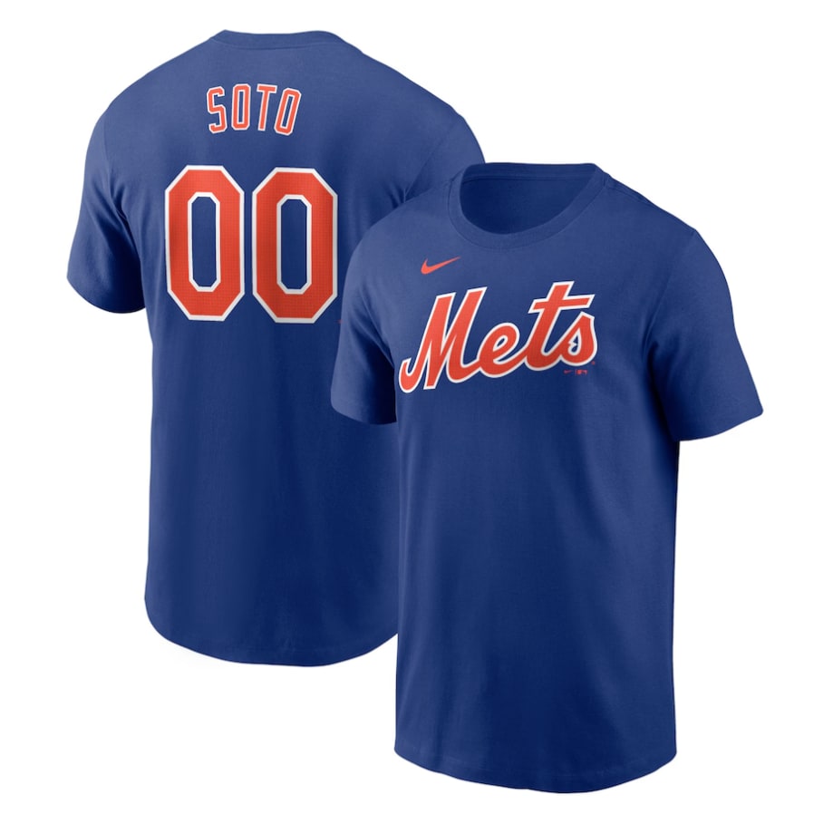 Juan Soto New York Mets Nike Fuse Name & Number T-Shirt