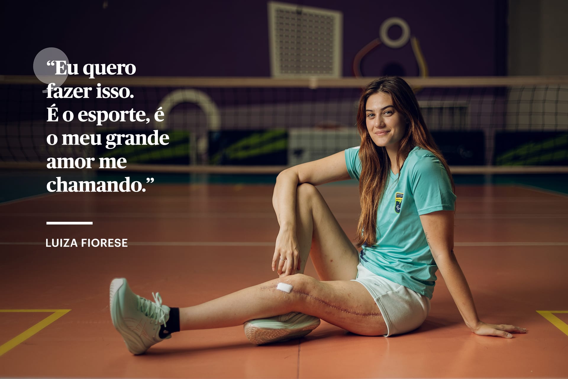 Luiza Fiorese volei sentado