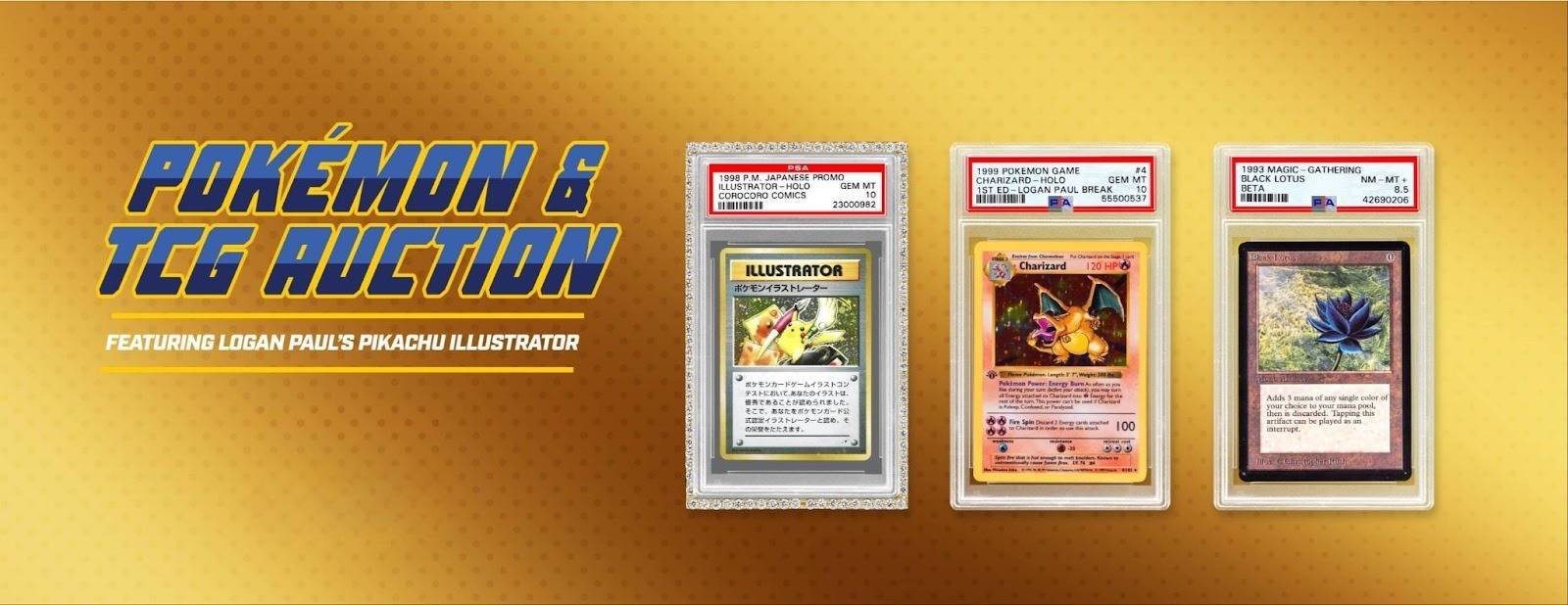 Logan Paul Sets World Record With Sale of Rare Pikachu Pokemon Card Logan Paul Sets World Record With Sale of Rare Pikachu Pokemon Card