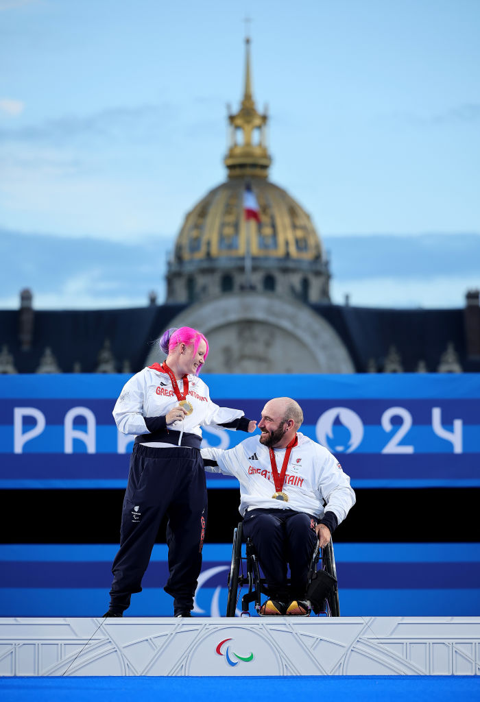 ParalympicsGB's Jodie Grinham becomes first pregnant athlete to medal