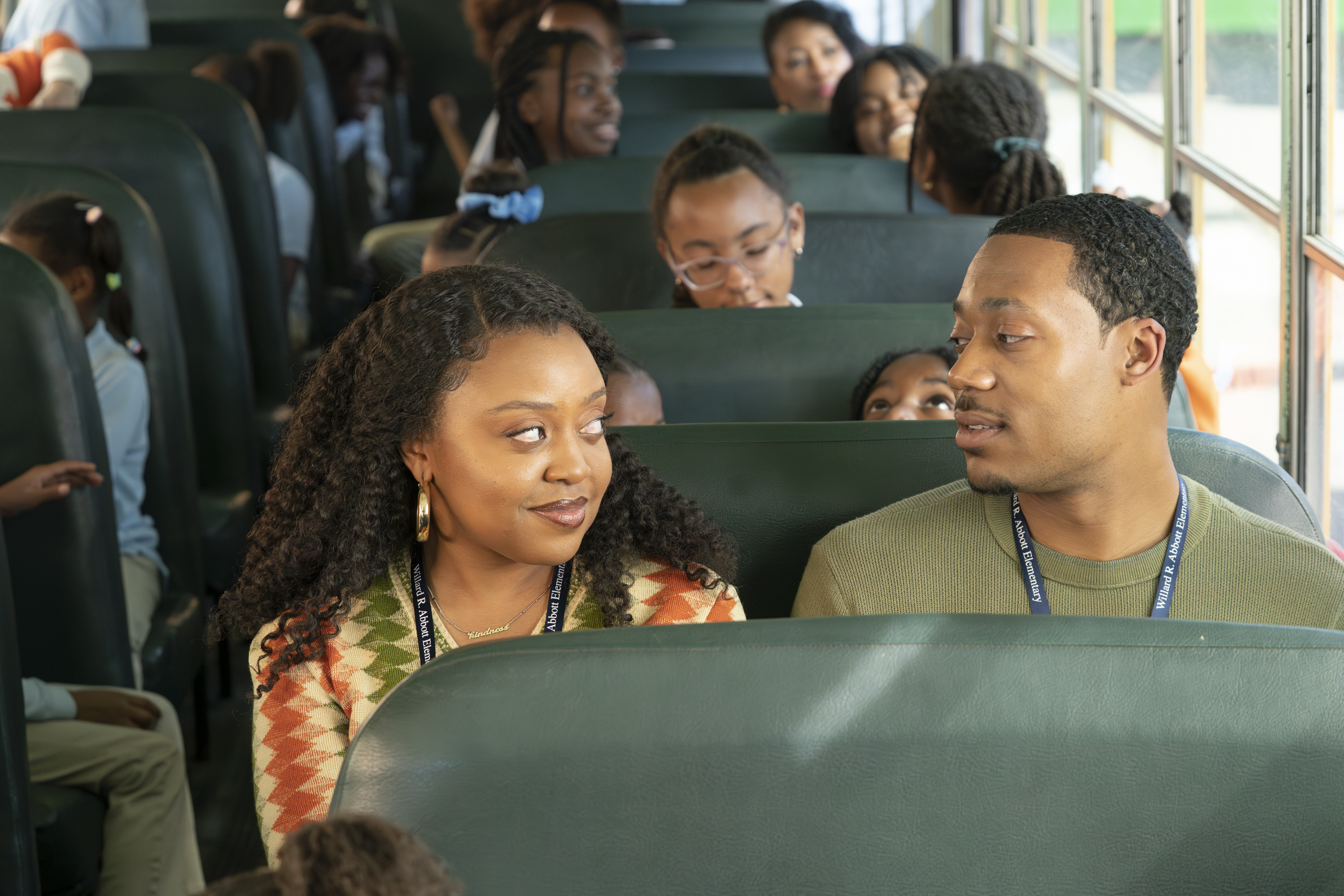 Tyler James Williams on what's "dangerous" about Janine and Gregory being a couple in Abbott Elementary season 4