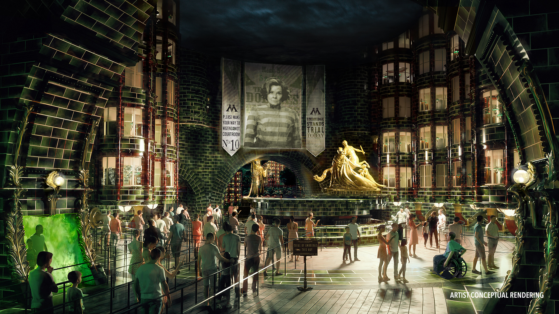 Epic Universe’s Ministry of Magic impresses with immersive rides and live performances