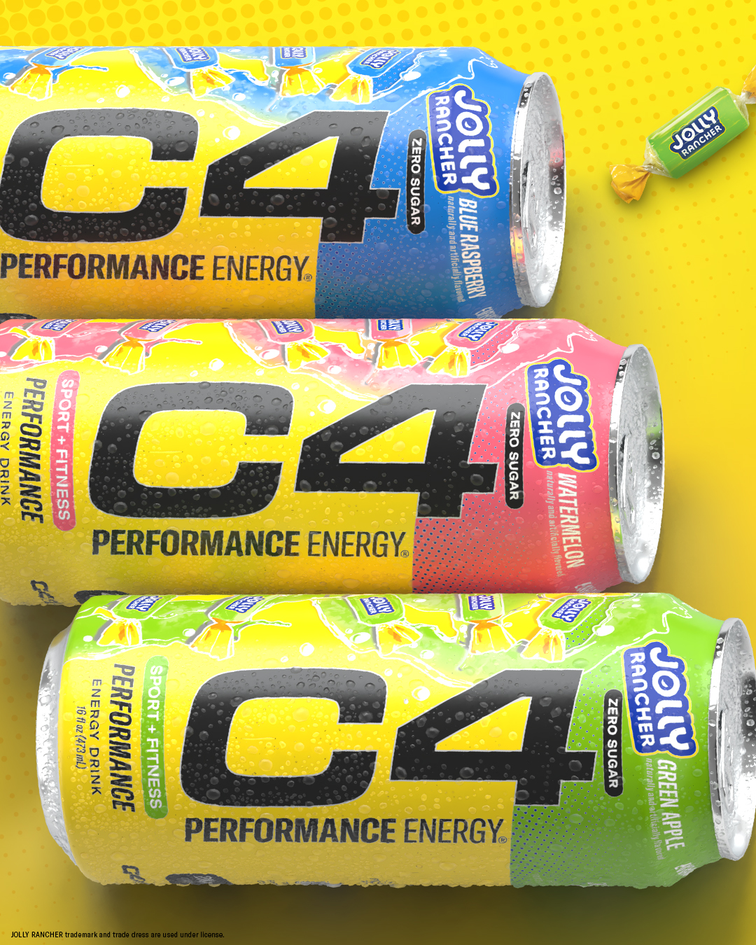 C4 Energy and Hershey's team up for three new Jolly Ranchers flavors