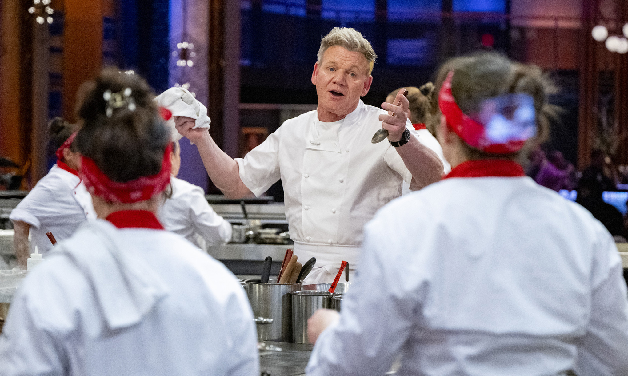 Gordon Ramsay plays with fire on Hell's Kitchen to kick off episode 2