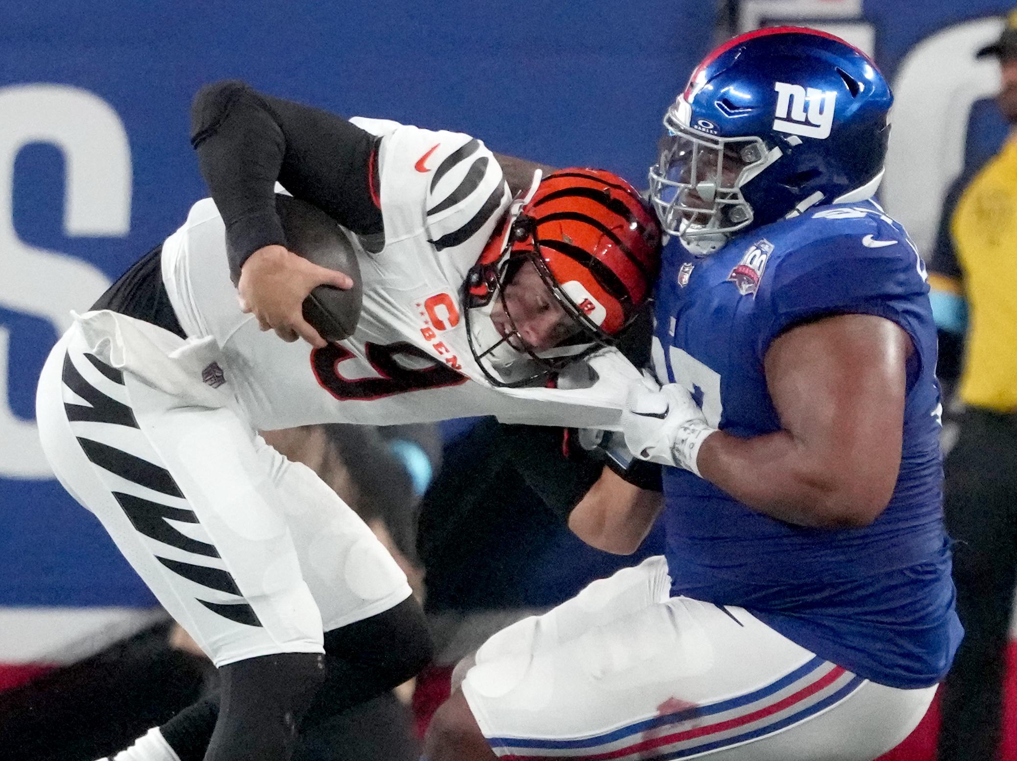 Cincinnati Bengals Report Card From Season-Saving Win Against the New York Giants