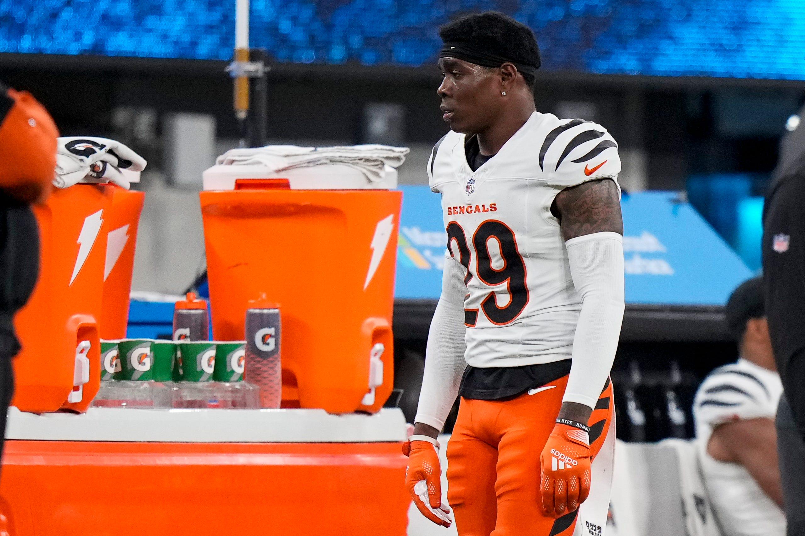 Bengals Defensive Coordinator Lou Anarumo Details Reasons for Benching Cornerback Cam-Taylor Britt