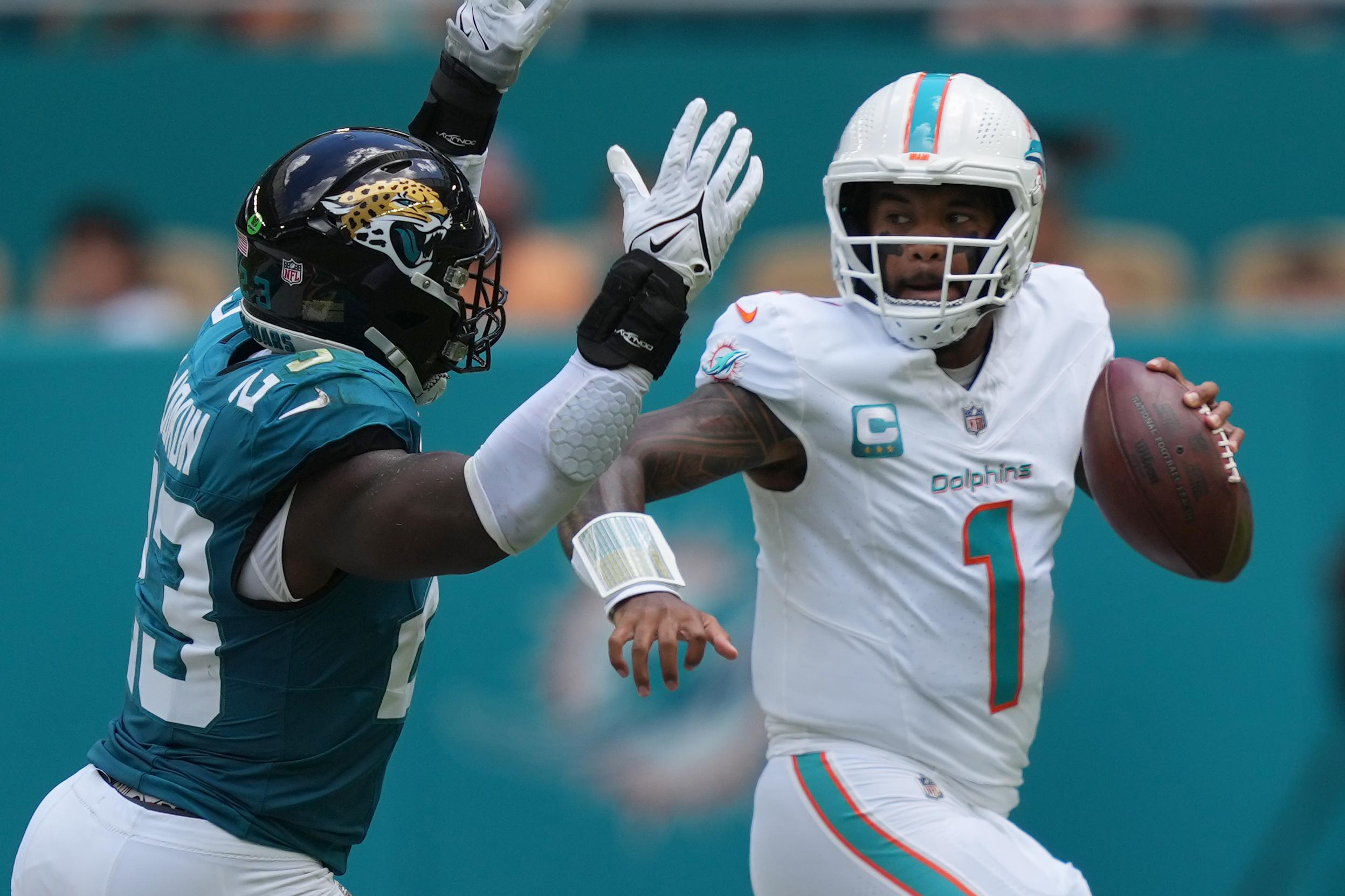 Dolphins-Jaguars Week 1 Halftime Observations