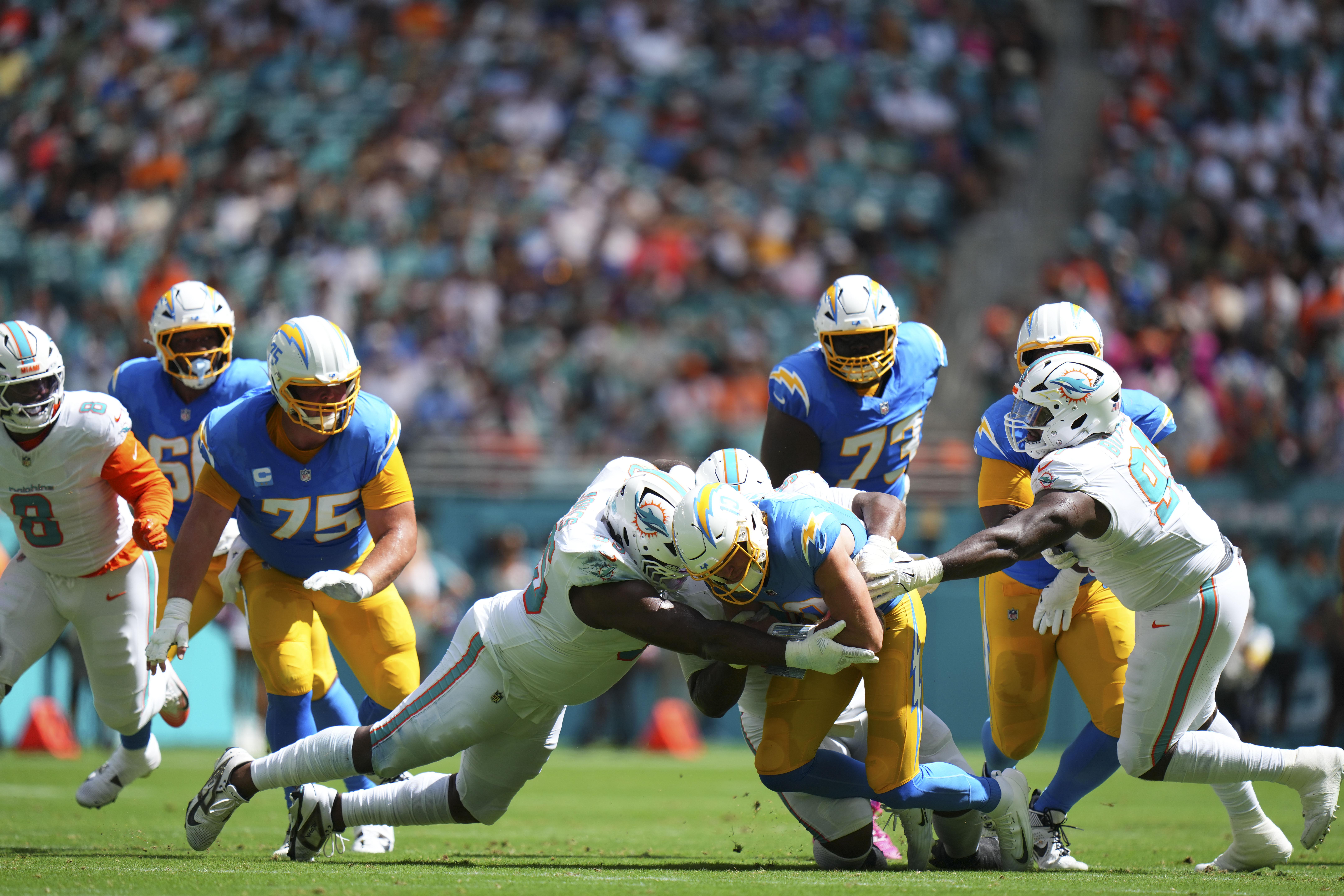 Dolphins-Chargers Week 6 Halftime Observations
