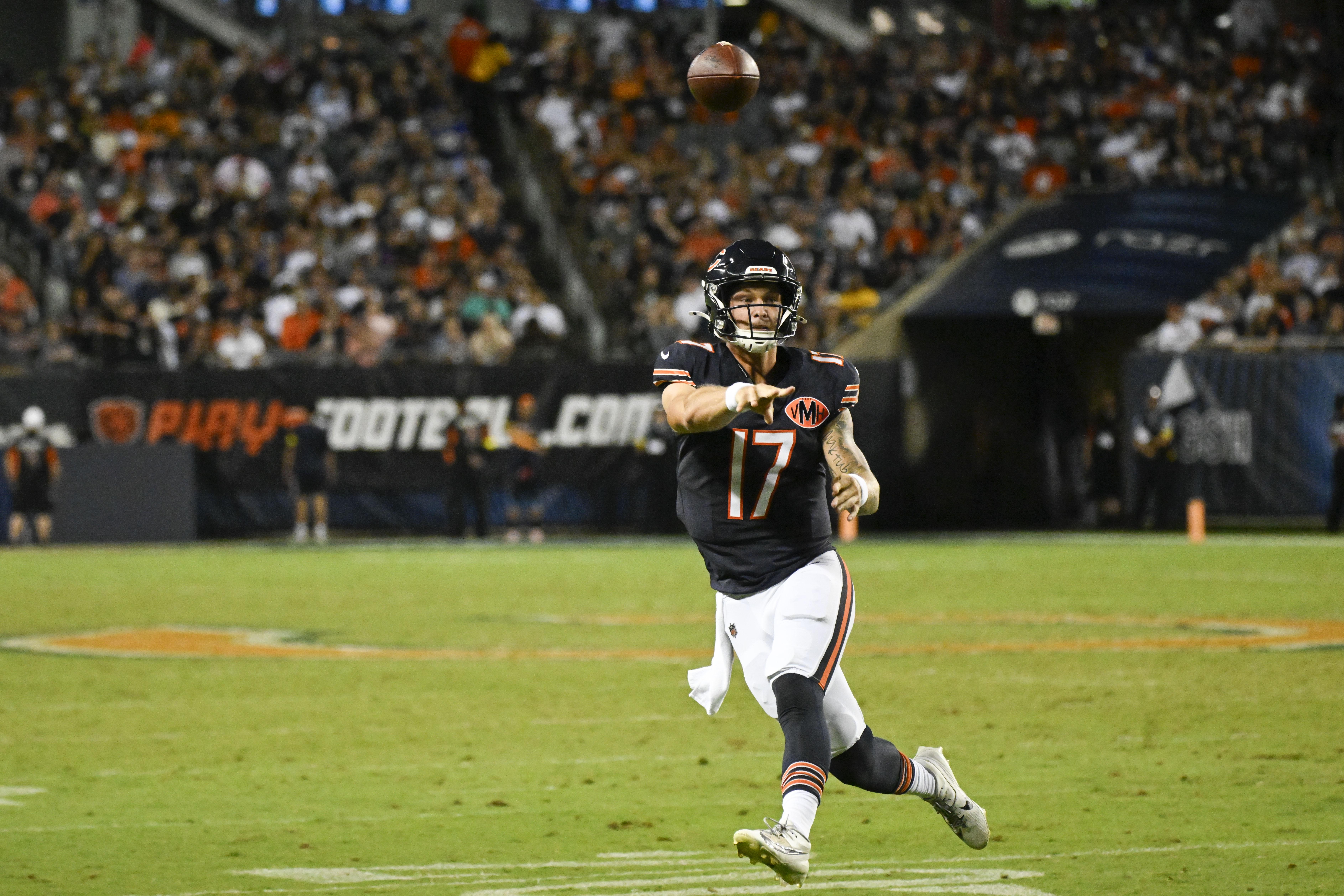 Tyson Bagent dubbed big winner from Chicago Bears' roster cuts
