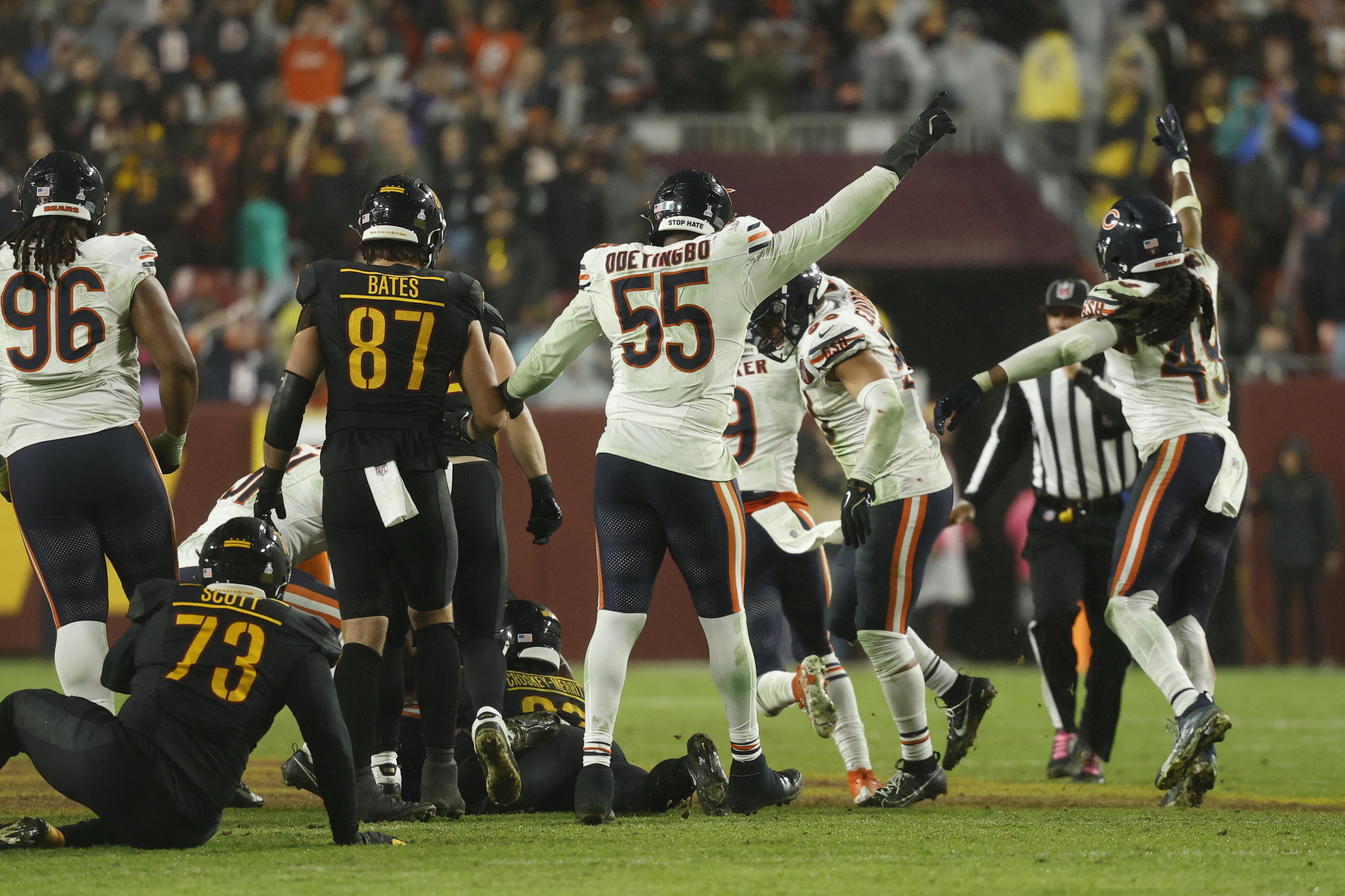 Bears gained more than revenge by toppling Commanders on a Hail Moody