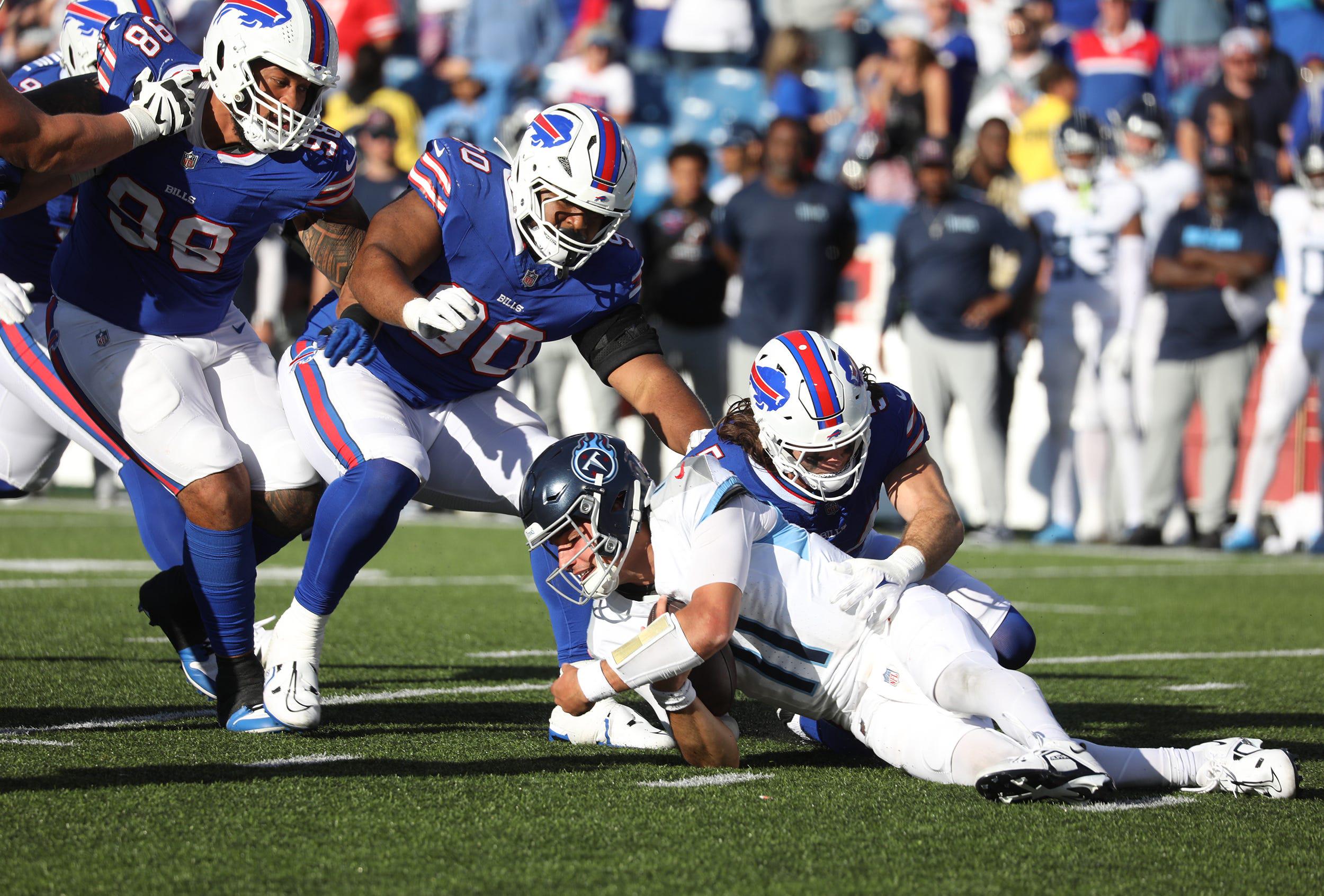 Bills' PFF grades in win over Titans show a tale of two games