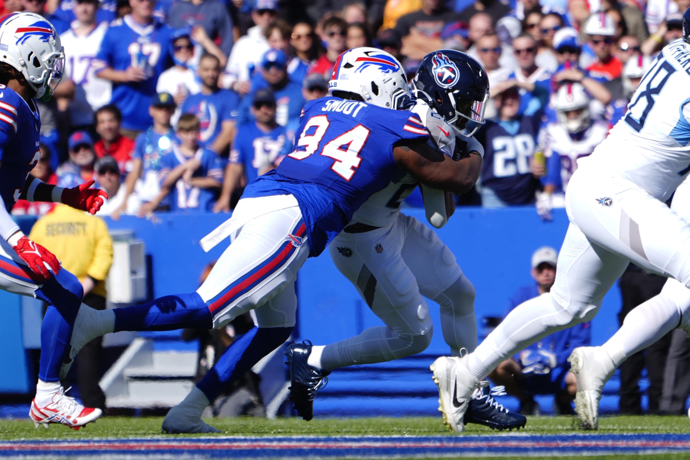 Two injured defenders return to Bills' practice after month-long absence