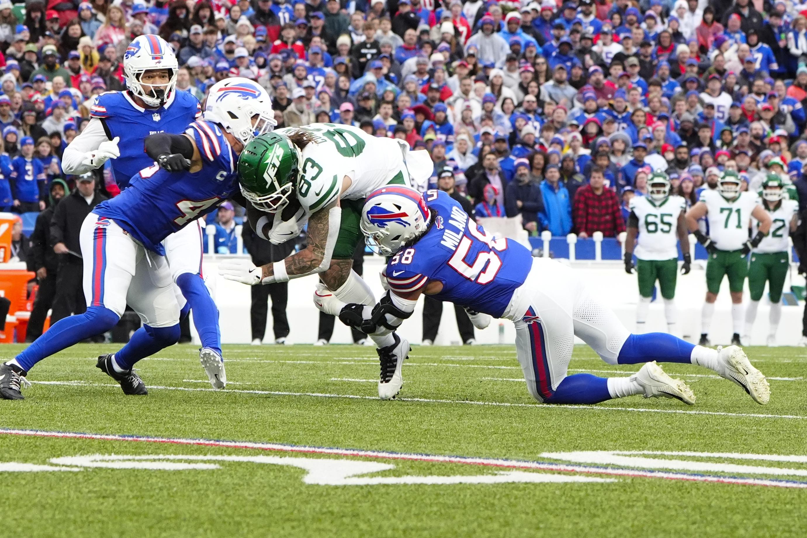 Bills' defensive captain will miss regular season finale nursing new injury