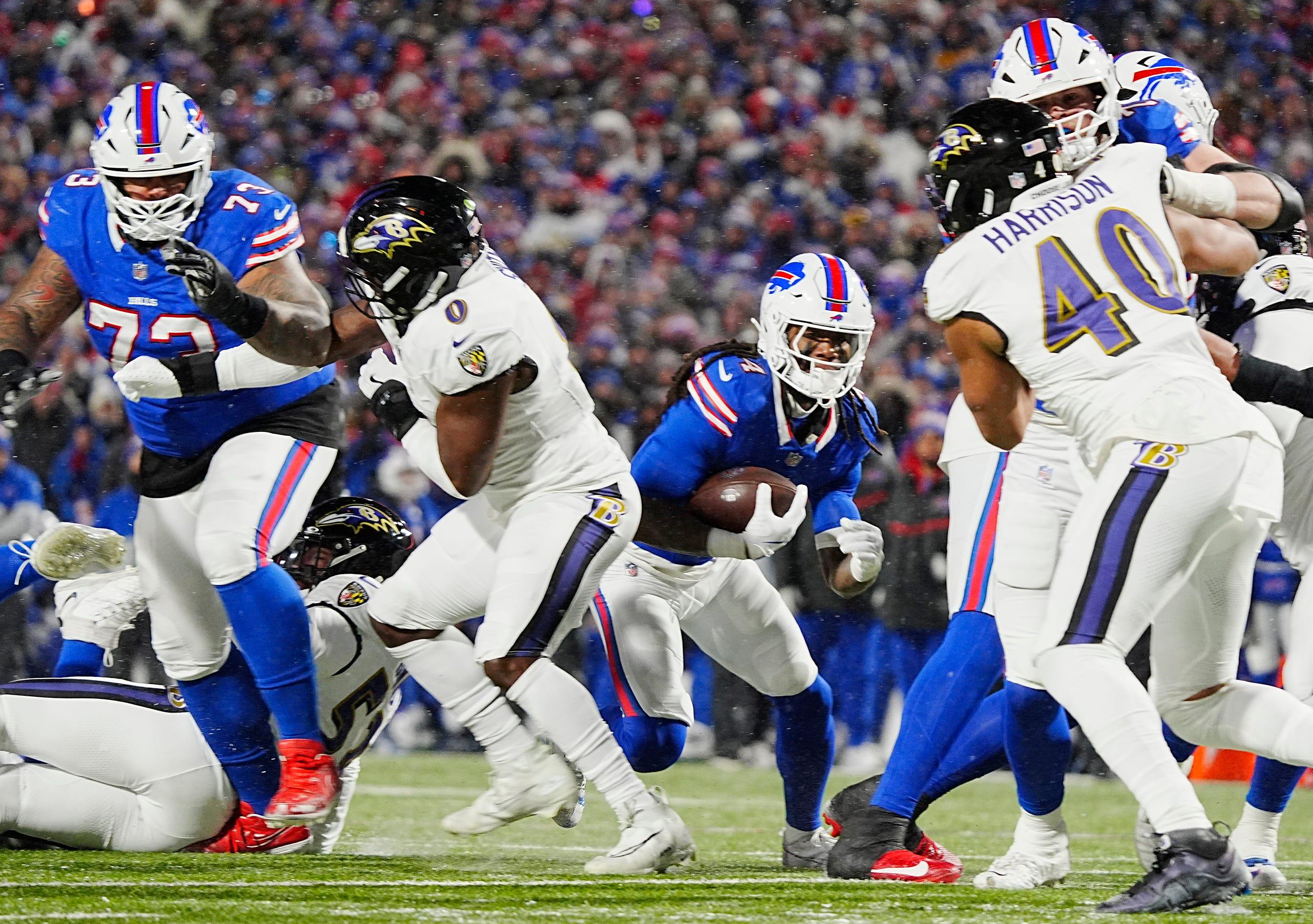 Bills running game could play crucial role in AFC championship matchup with Chiefs