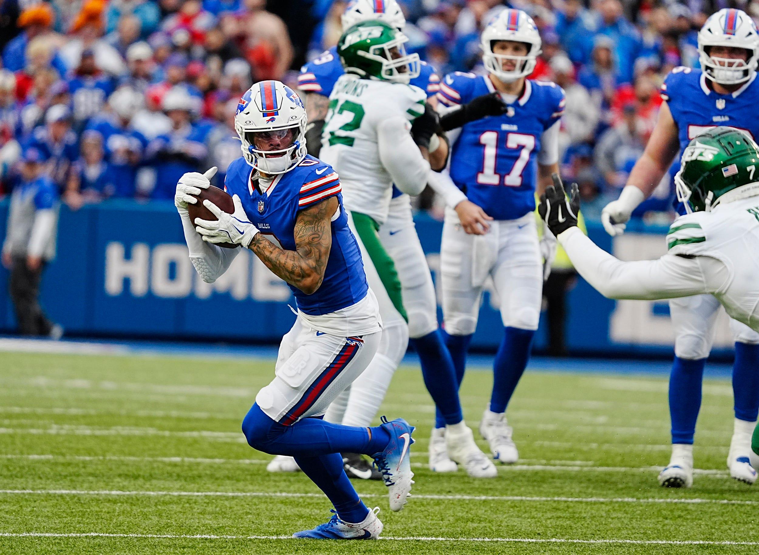 Will Bills' wide receiver improve after 'up and down' first year?