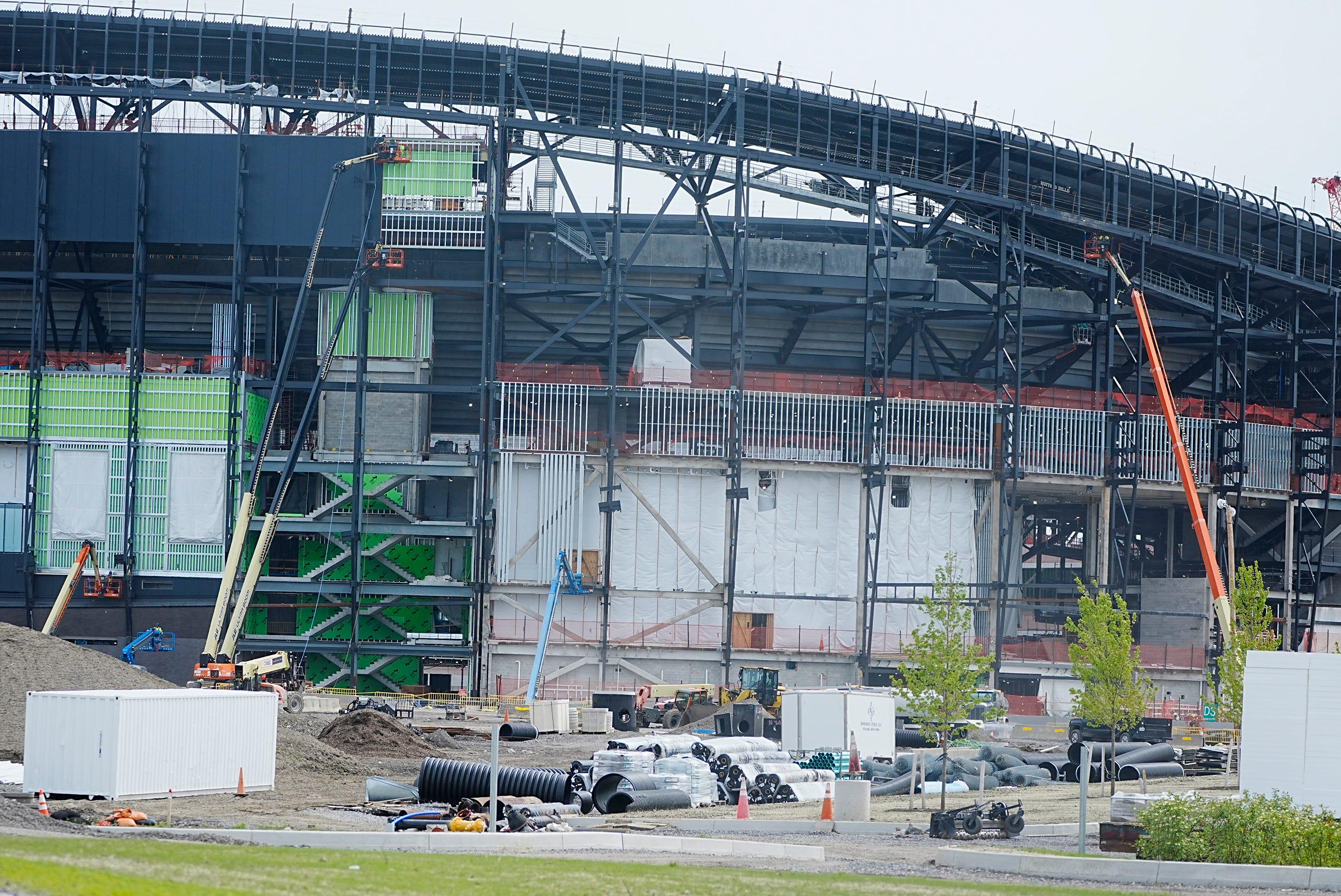 Bills' Stadium Graffiti Scandal Solved as Construction Workers Confess