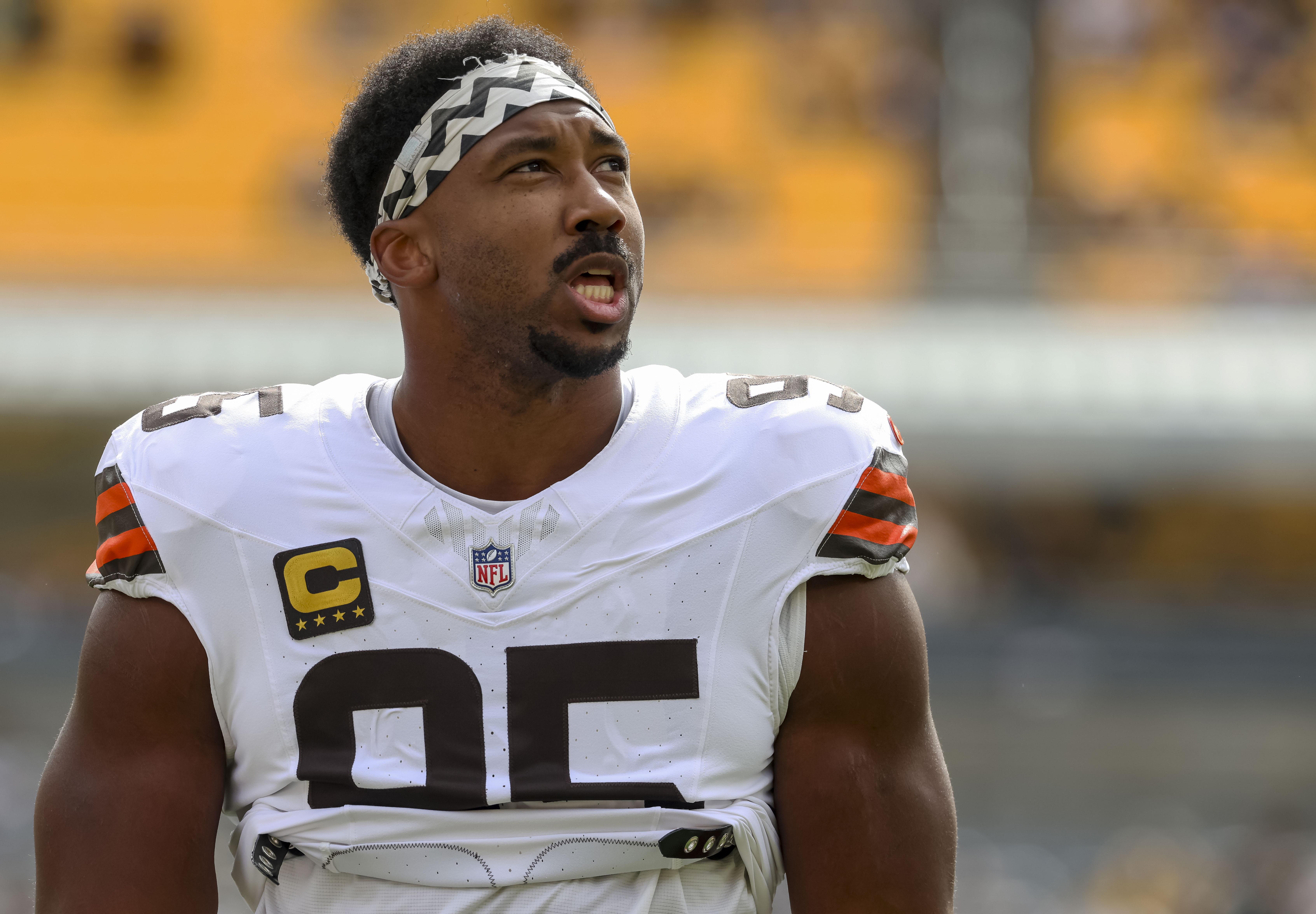 Myles Garrett shares concerning comments after Browns loss in Pittsburgh