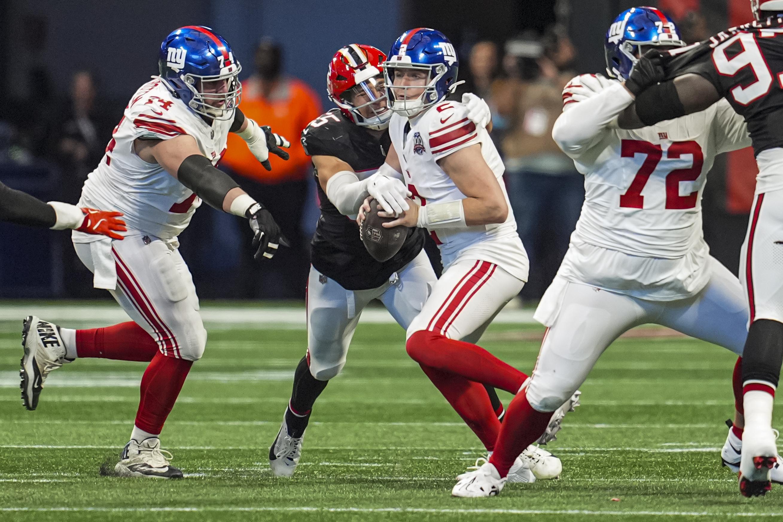 New York Giants Embarrassed by Atlanta Falcons, 34-7 