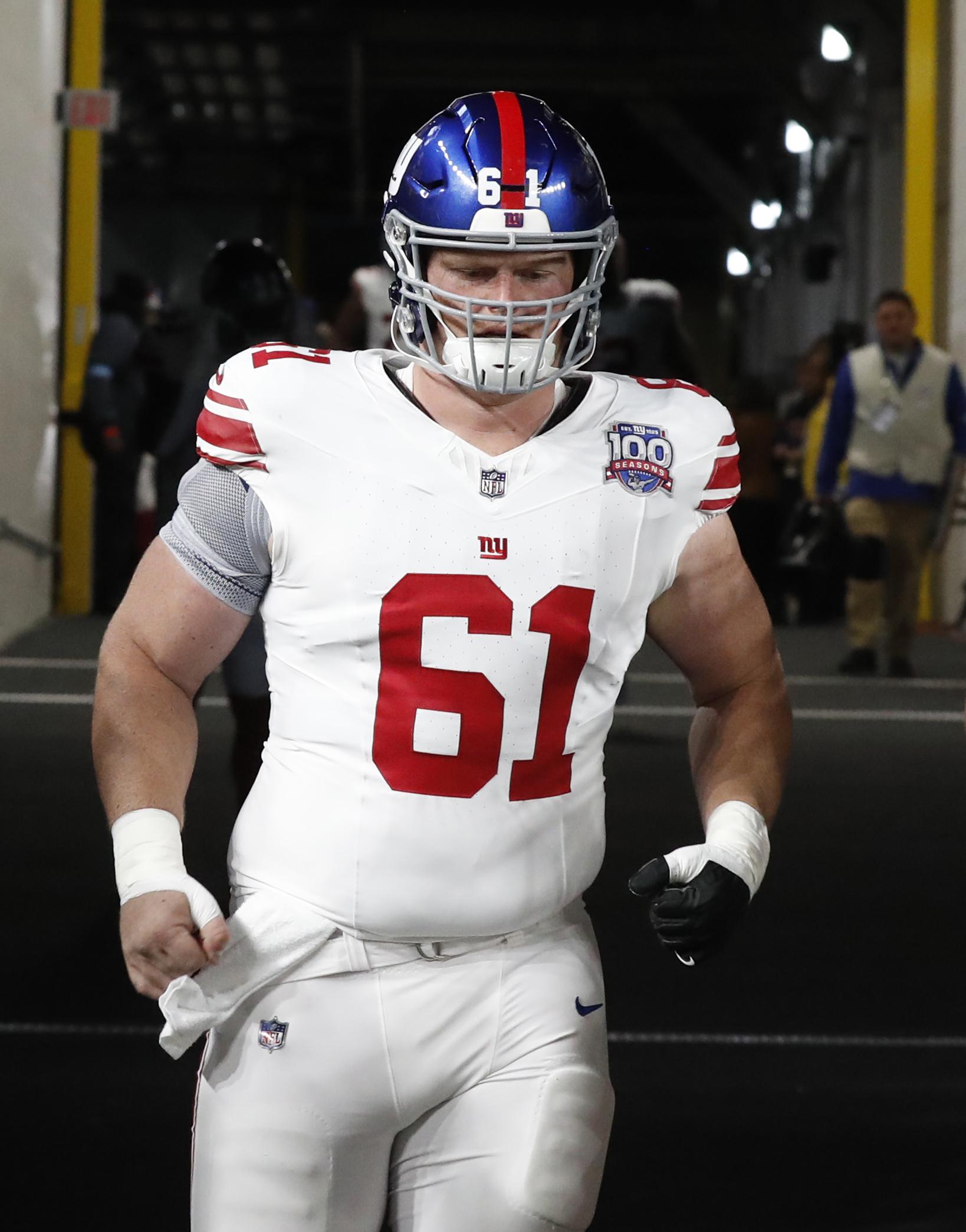 Giants Declare Four Out for Sunday's Game Against Colts