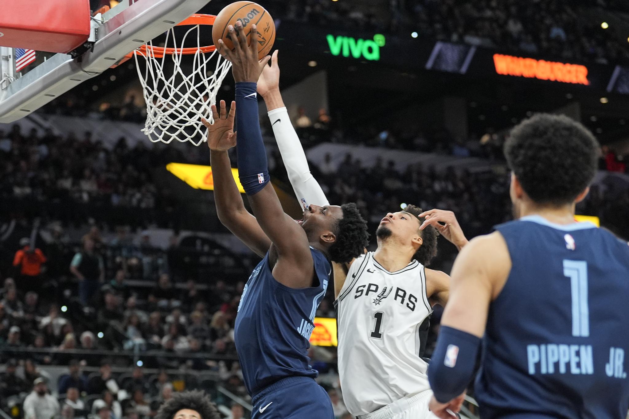 Spurs Drop Second Straight at Home to Grizzlies 