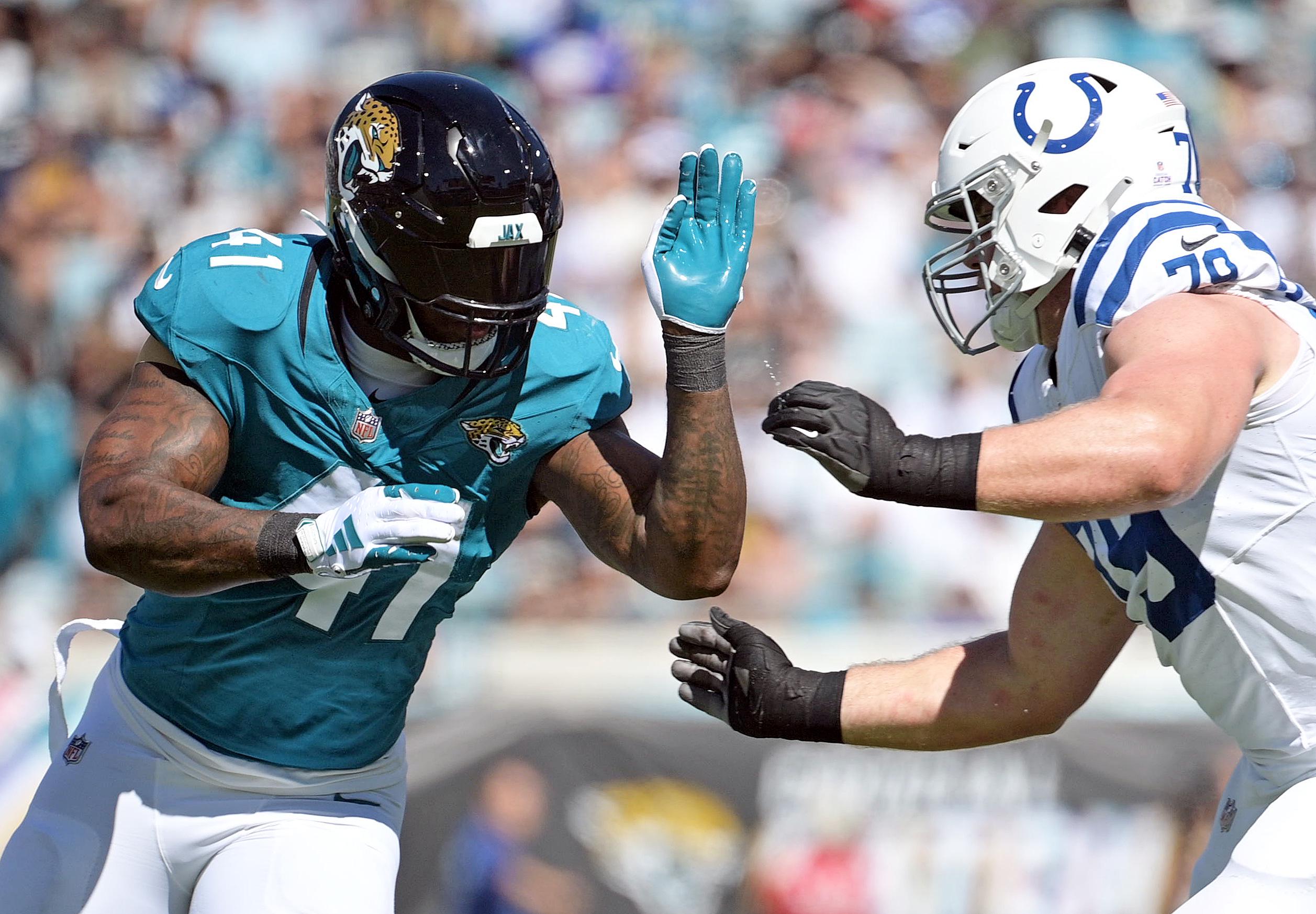 Jaguars-Colts: Key Players Questionable, Including Star Pass-Rusher