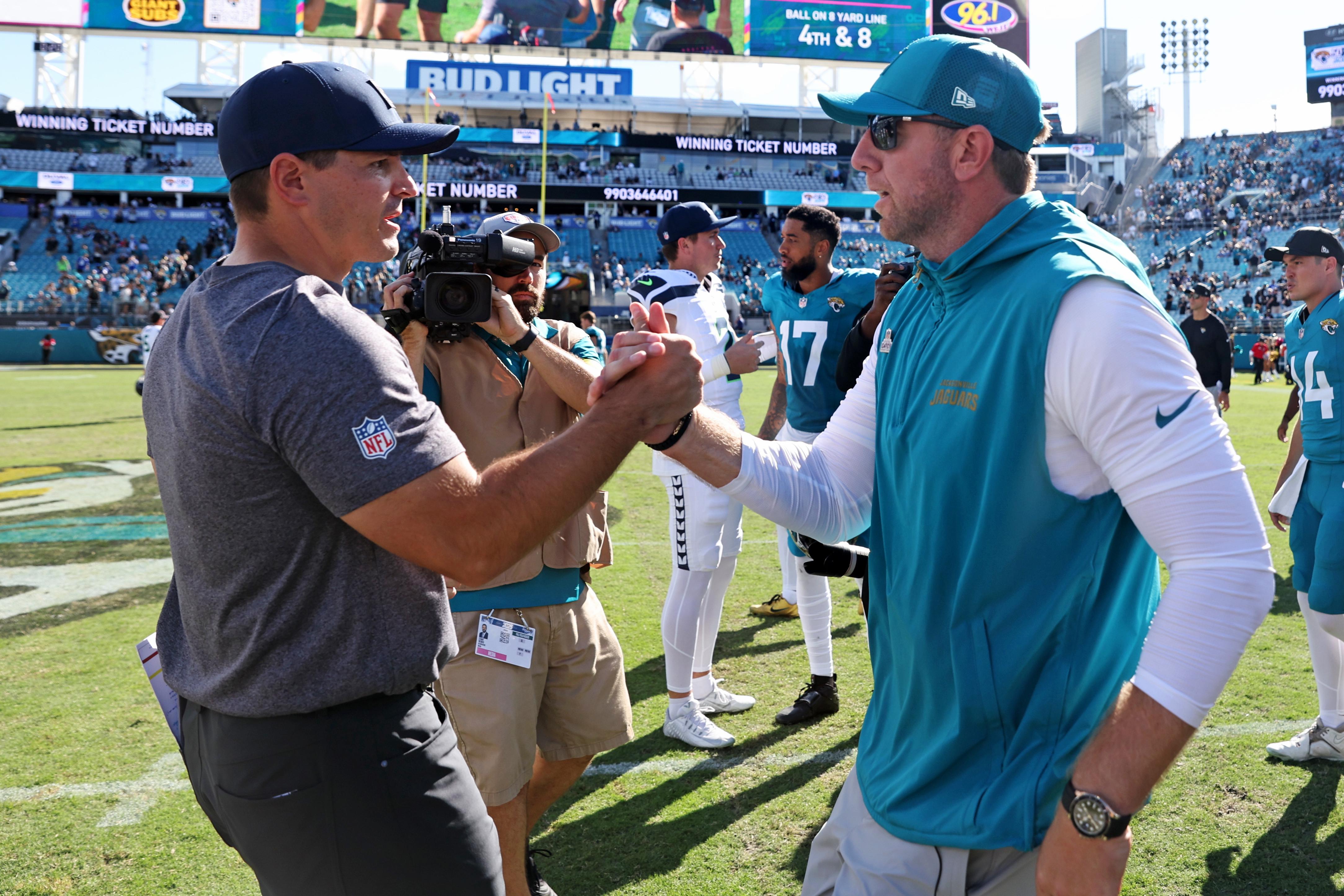 Liam Coen Reacts to Jaguars' Deflating Seahawks Loss