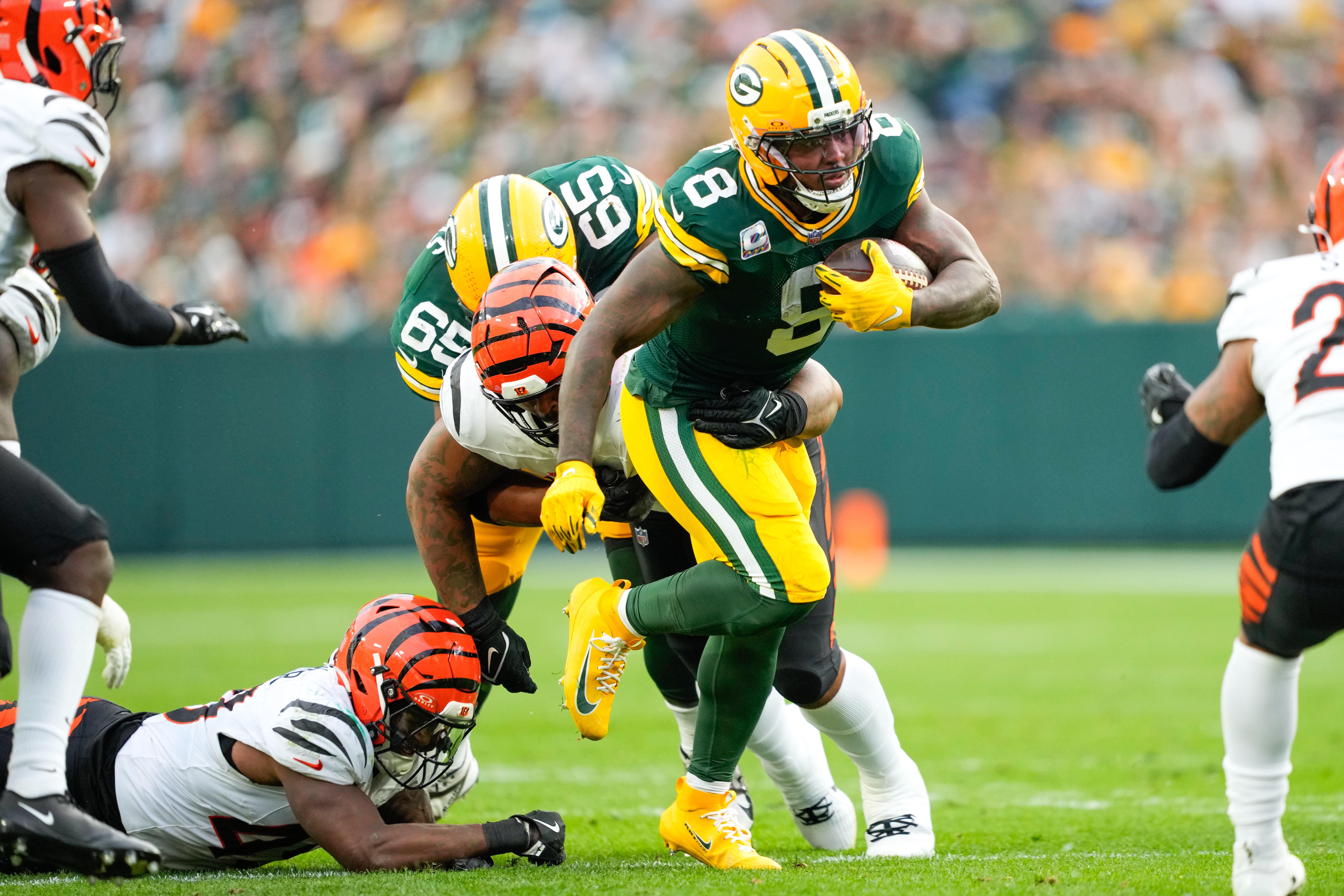 Packers Stock Report: Tucker Kraft, Josh Jacobs Power Victory Over Bengals