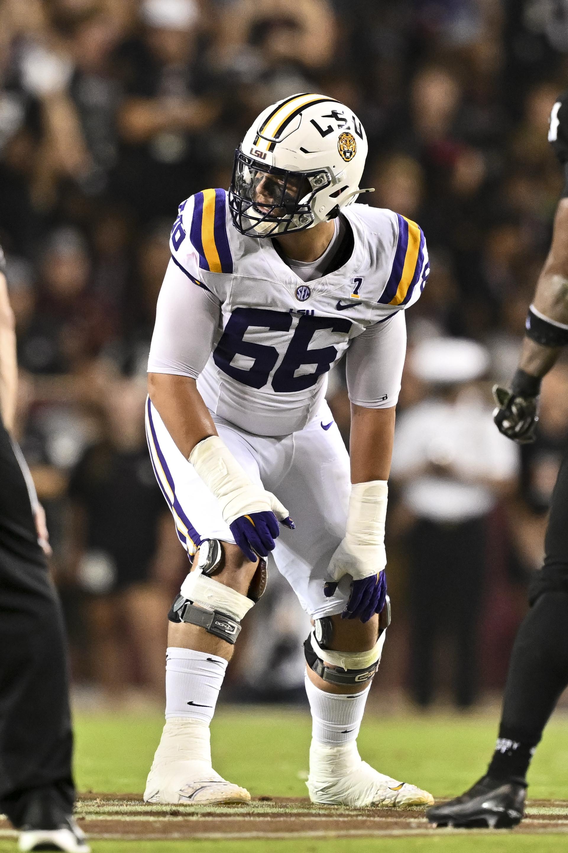 WATCH: LSU's Campbell Talks Raiders at NFL Combine