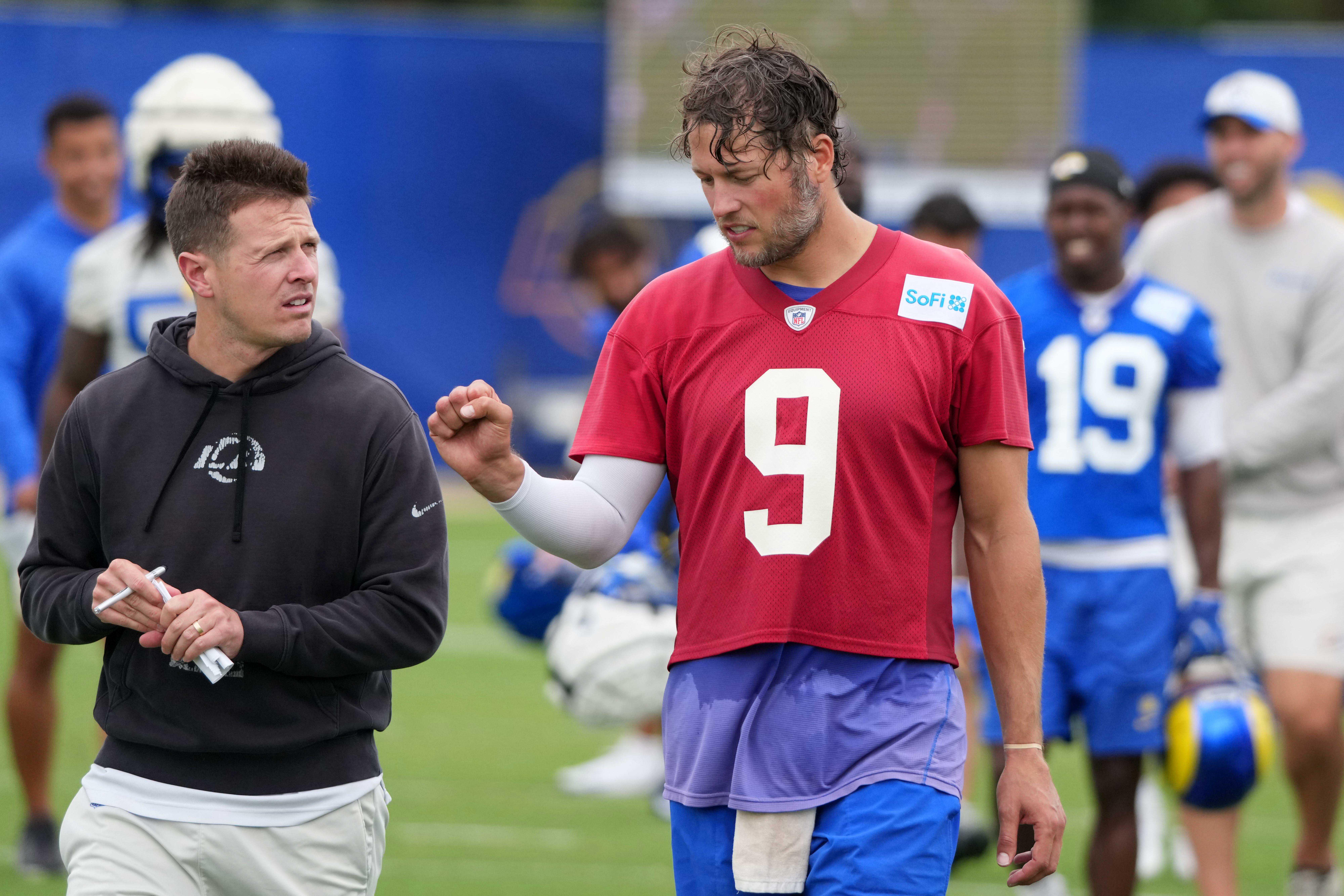 WATCH: Rams OC Mike LaFleur Speaks On Talented Offensive Roster